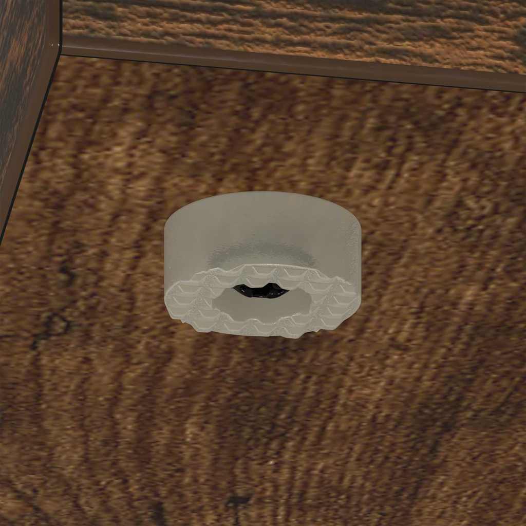 Avlastningsbord Røkt eik 35 x 25 x 50 cm Konstruert tre