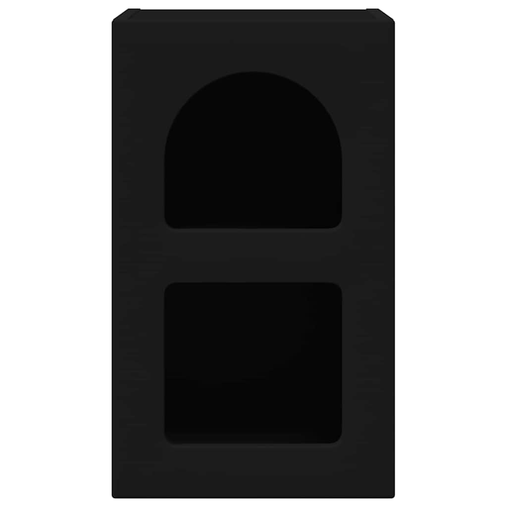 Nattbord 2 pcs Svart 29,5 x 35 x 50 cm Konstruert tre