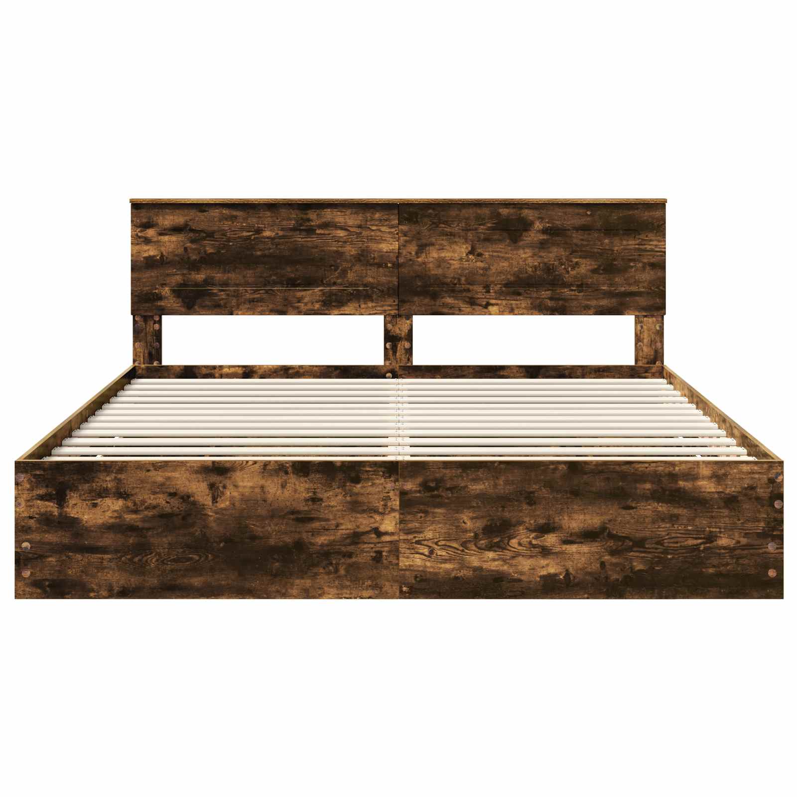 Sengestamme med skuff Røkt eik 180 x 200 cm Ingeniørtre