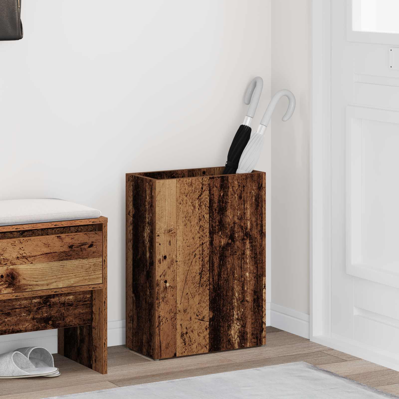 Parasollstativ Gammelt tre 40 x 20 x 55,5 cm Konstruert tre