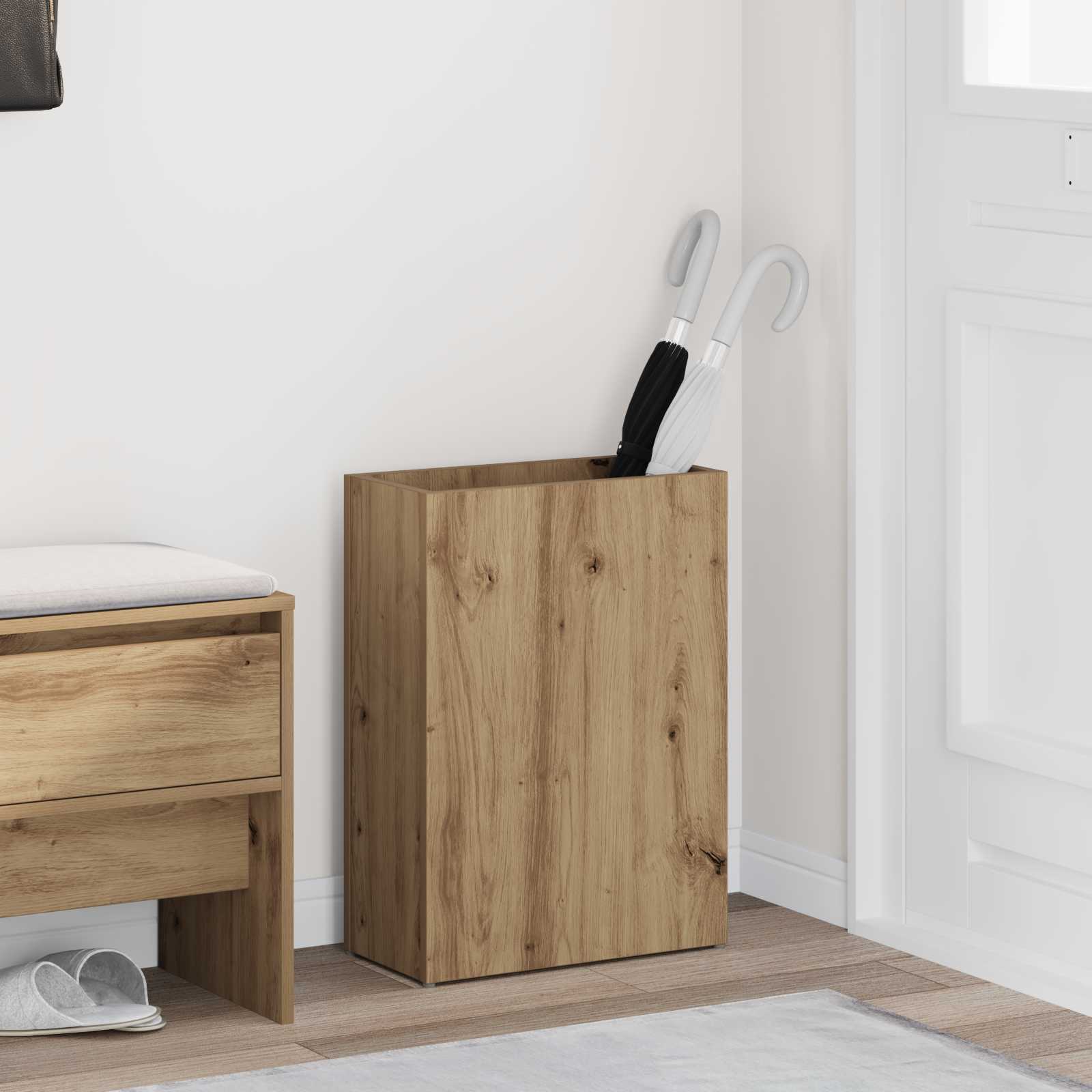 Parasollstativ Artisan Eik 40 x 20 x 55,5 cm Konstruert tre