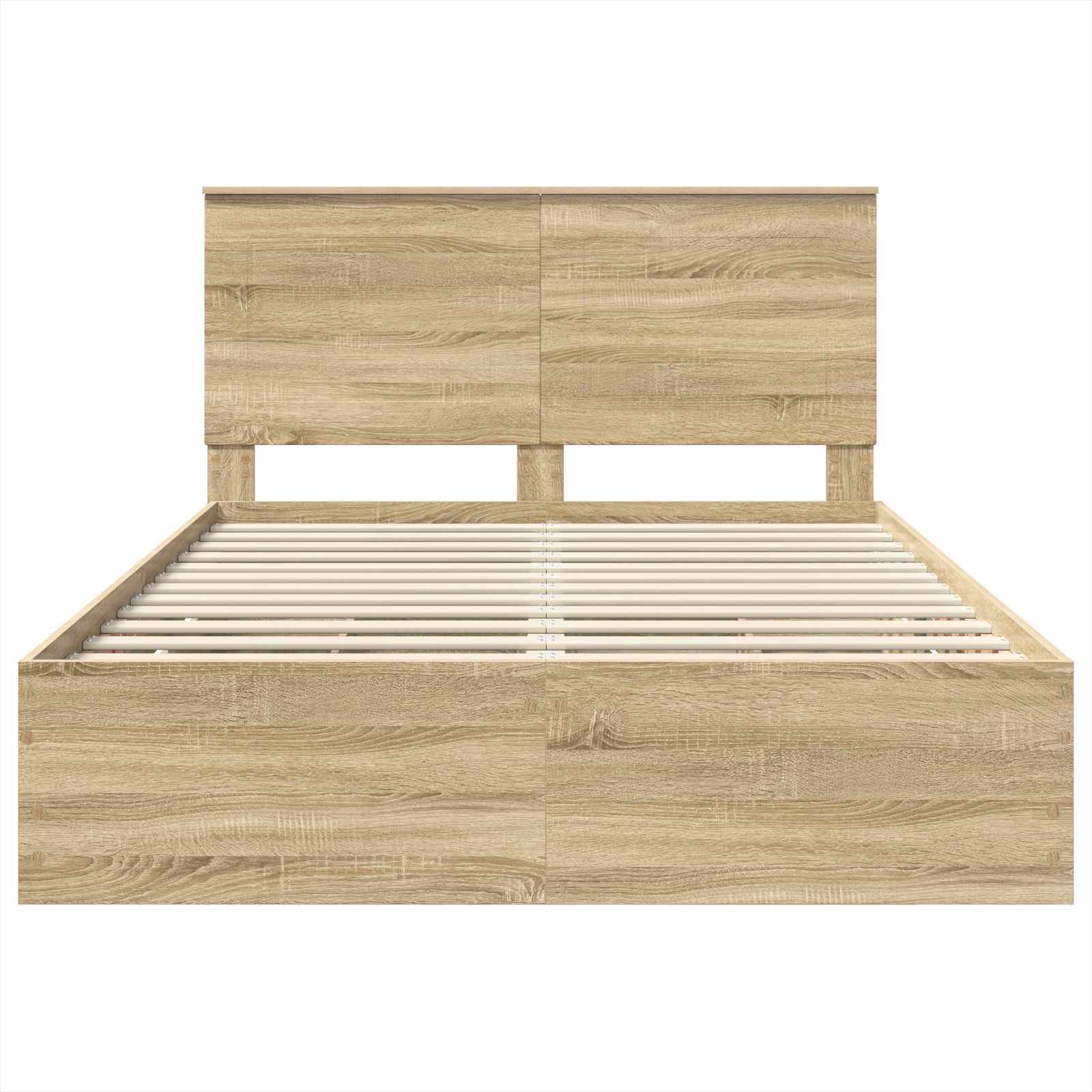 Sengestamme med skuff Sonoma eik 160 x 200 cm Ingeniørtre