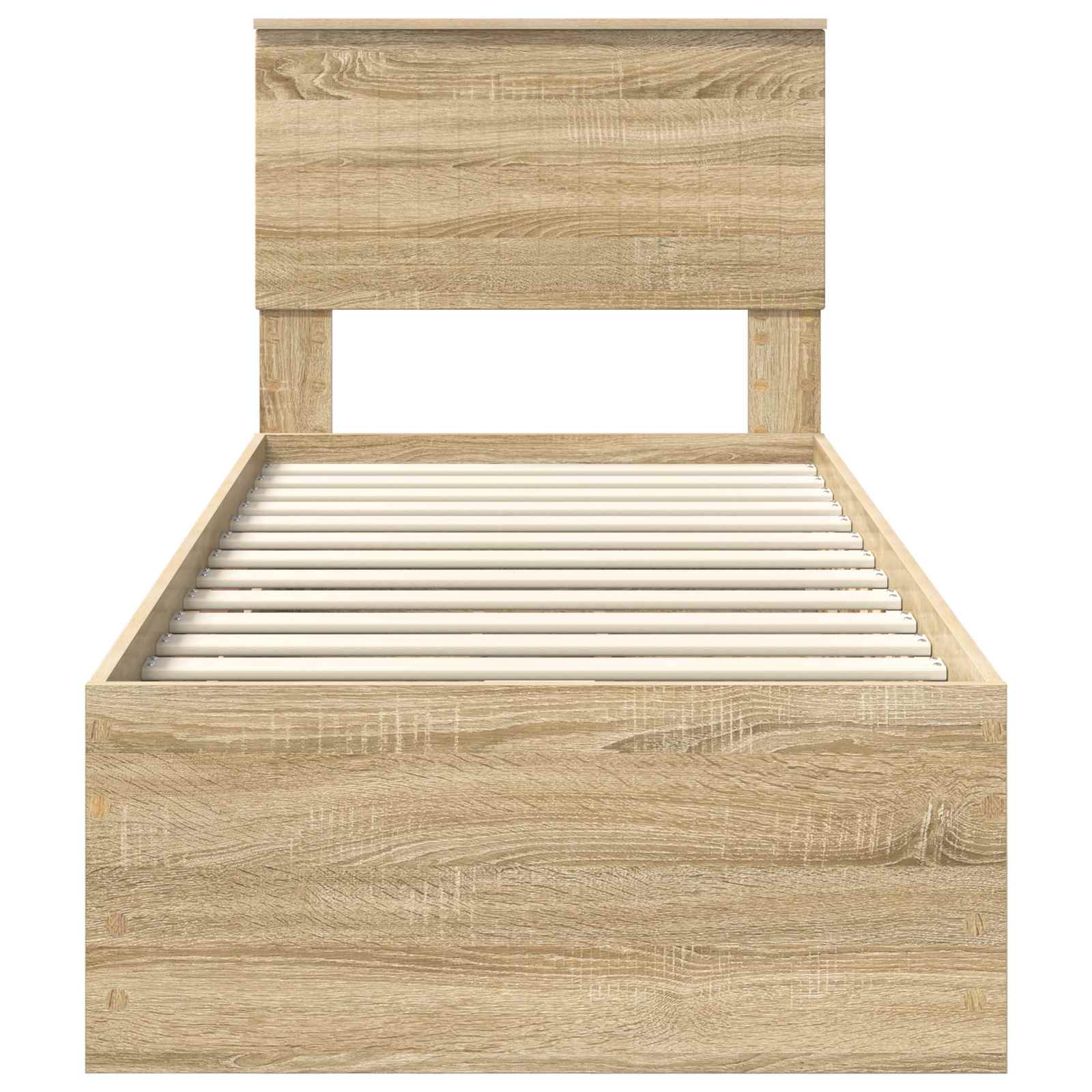 Sengestamme med skuff Sonoma eik 75 x 190 cm Ingeniørtre
