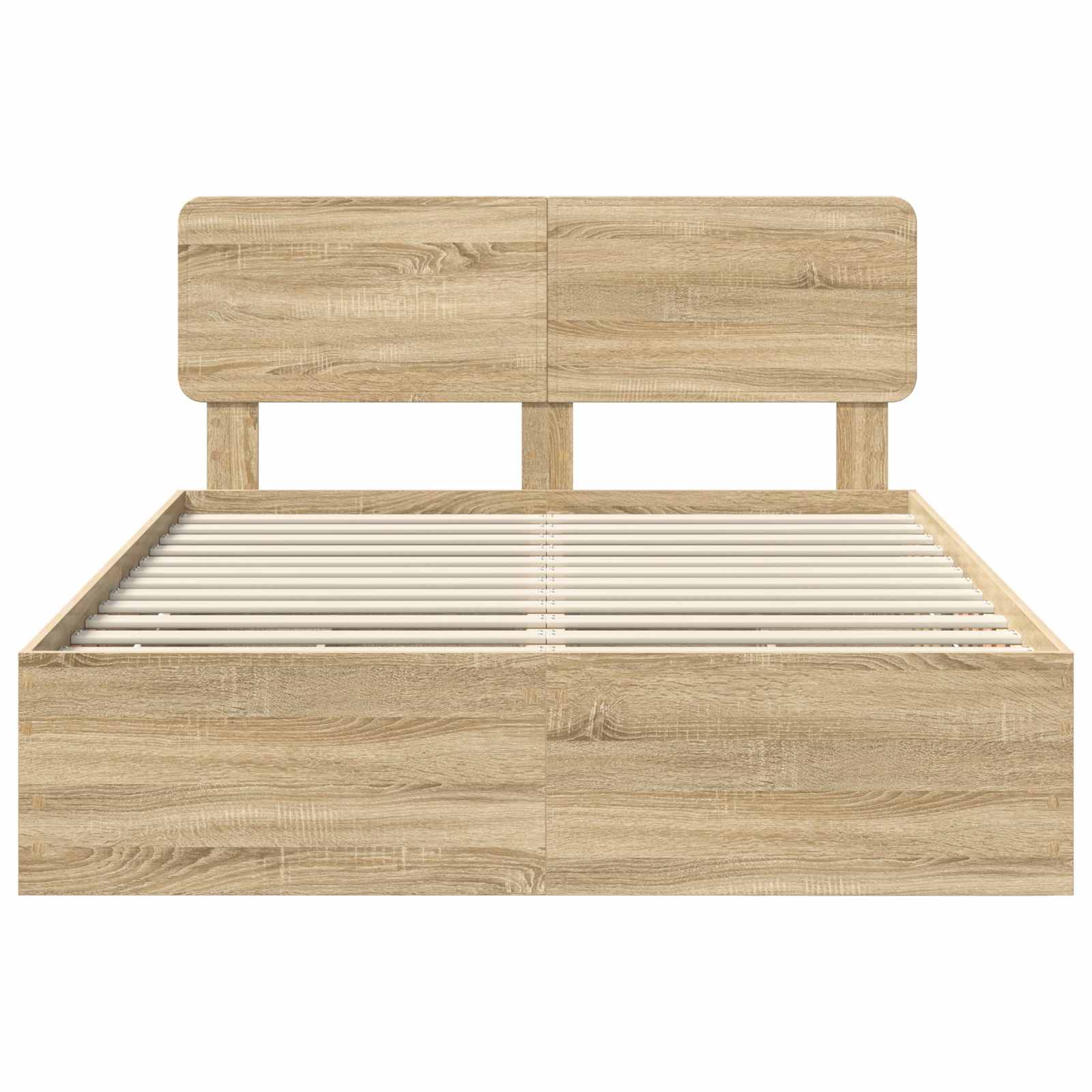 Sengestamme med skuff Sonoma eik 140 x 200 cm Ingeniørtre