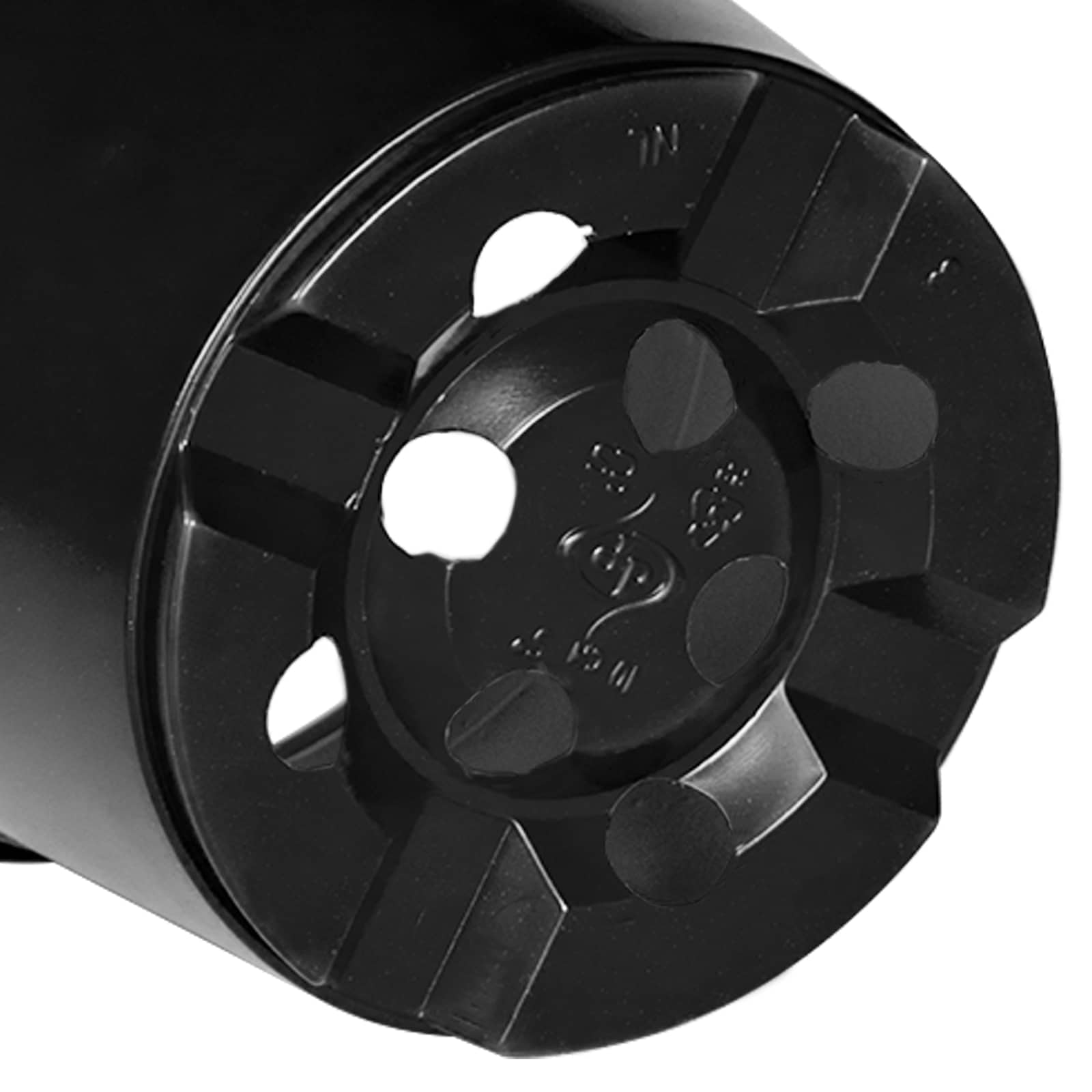 Blomsterpotte 100 pcs Svart Ø 15 x 12.5 cm Plast