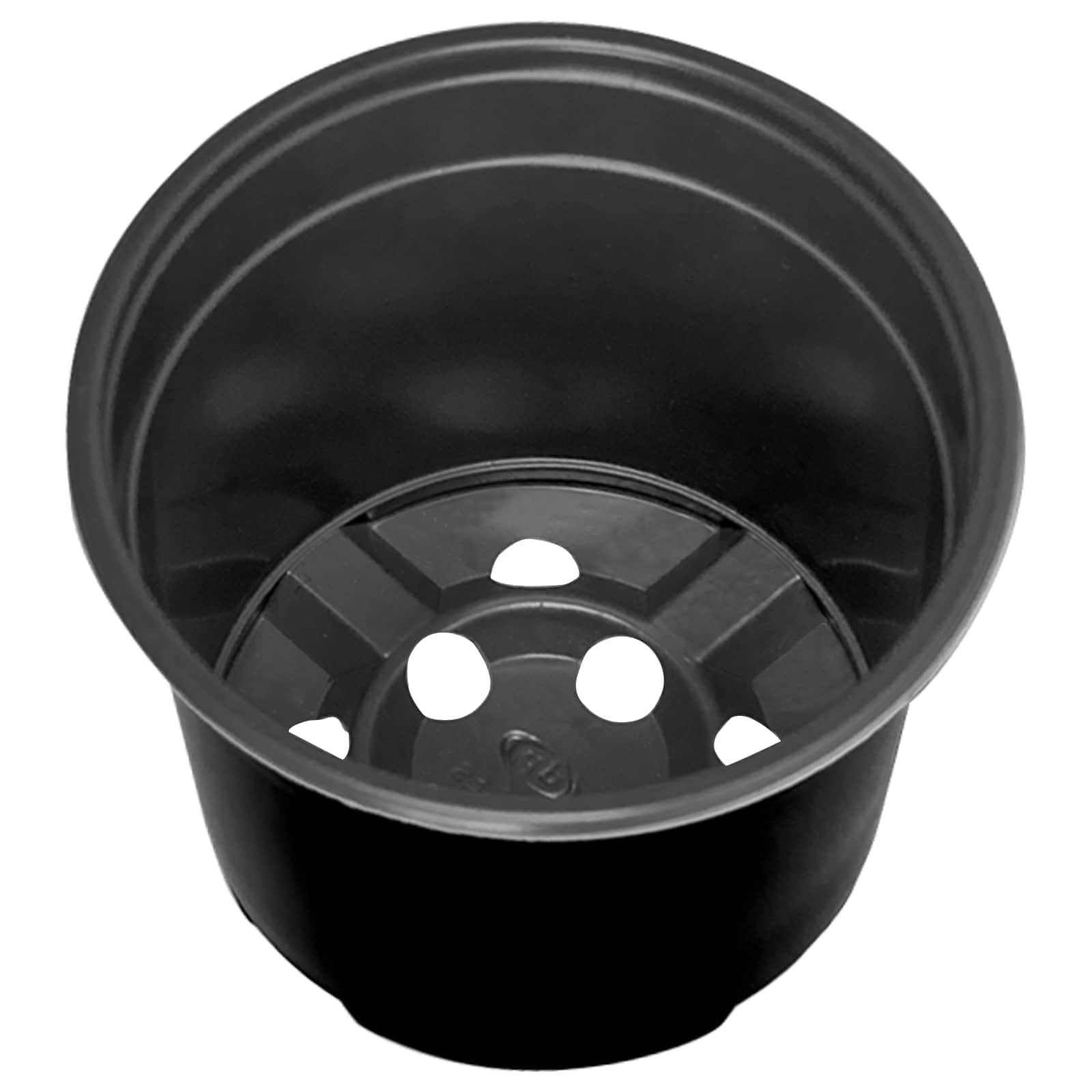 Blomsterpotte 100 pcs Svart Ø 15 x 12.5 cm Plast