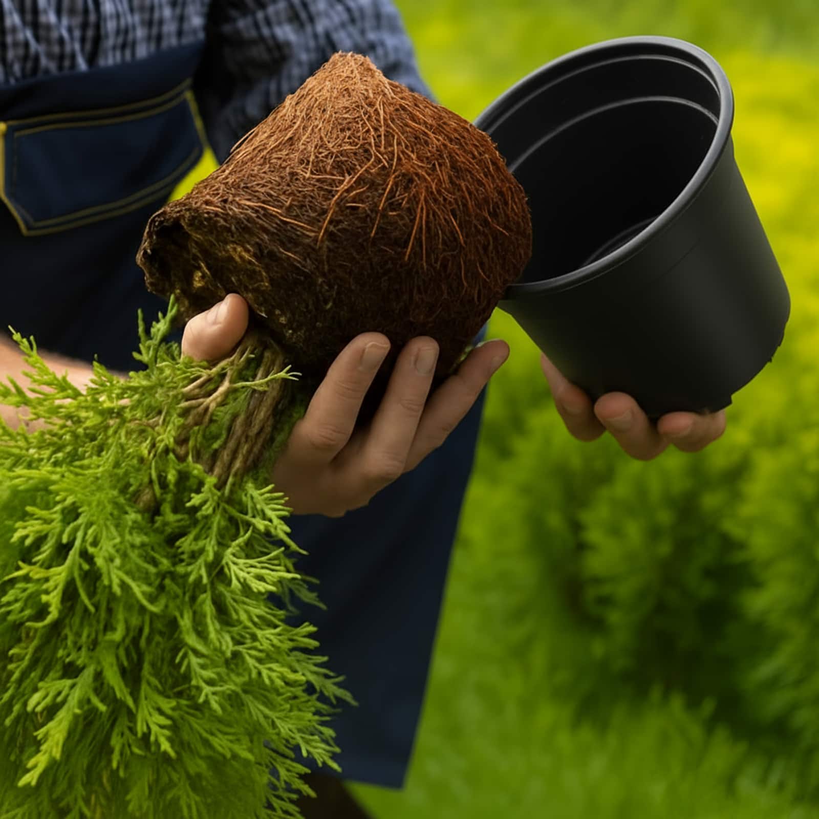 Blomsterpotte 200 pcs Svart Ø 15 x 12.5 cm Plast