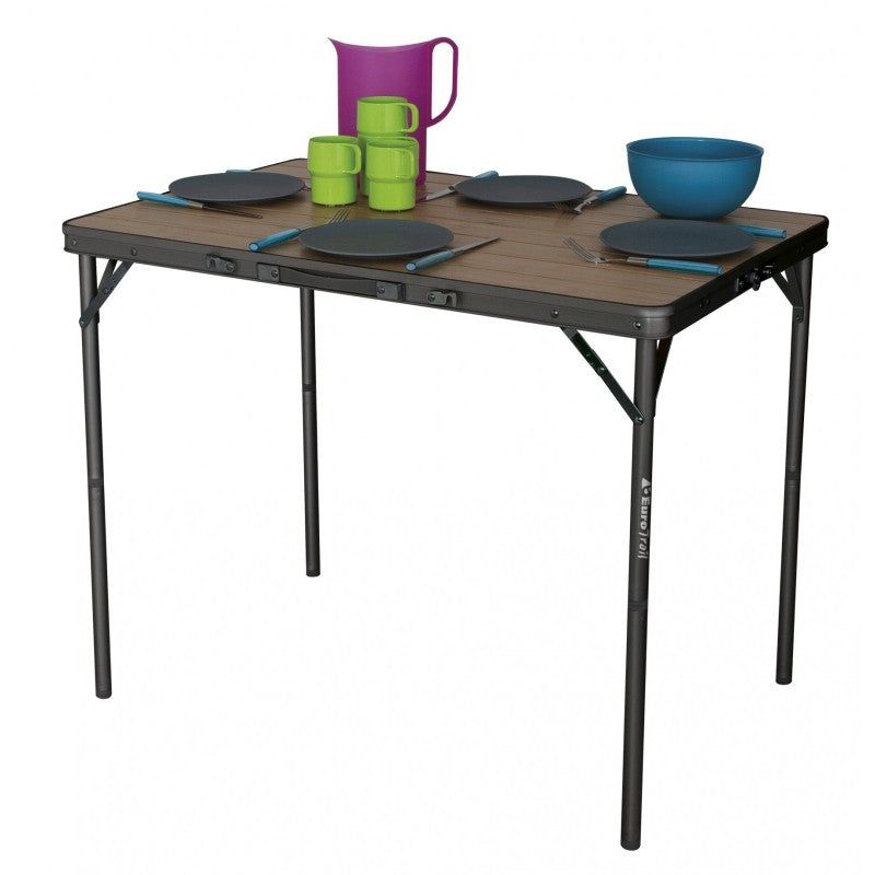 Campingbord m/Bambustop 90x60 - justerbart - Hjem & Fritidsshoppen.no