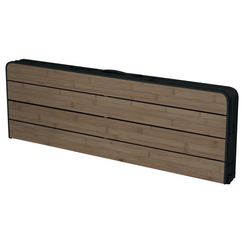 Campingbord m/Bambustop 90x60 - justerbart - Hjem & Fritidsshoppen.no