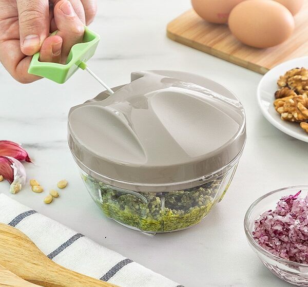 Grønnsaksskjærer mini med trekkledning - Hjem & Fritidsshoppen.no