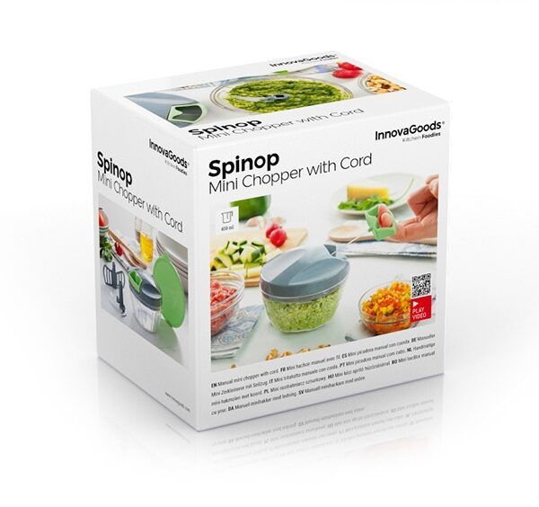 Grønnsaksskjærer mini med trekkledning - Hjem & Fritidsshoppen.no