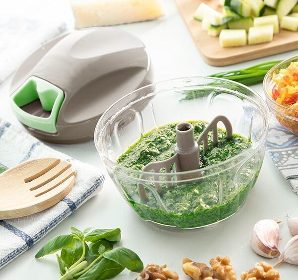 Grønnsaksskjærer mini med trekkledning - Hjem & Fritidsshoppen.no