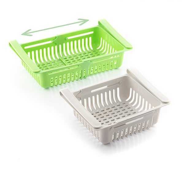 Kjøleskapshyller justerbare fra InnovaGoods (Pakke med 2) - Hjem & Fritidsshoppen.no