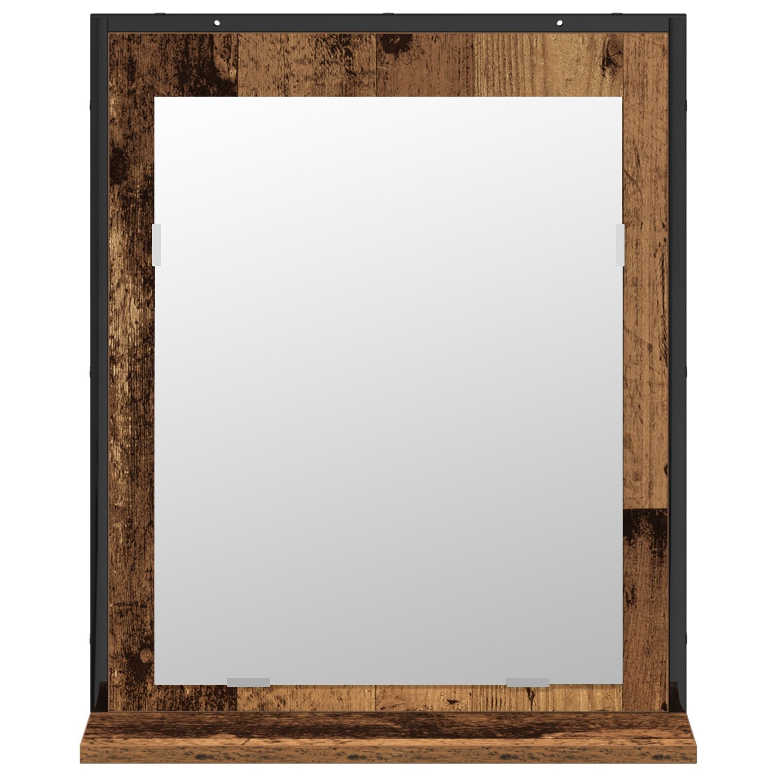 2-delt baderomsskapsett i gammel tre og konstruert tre