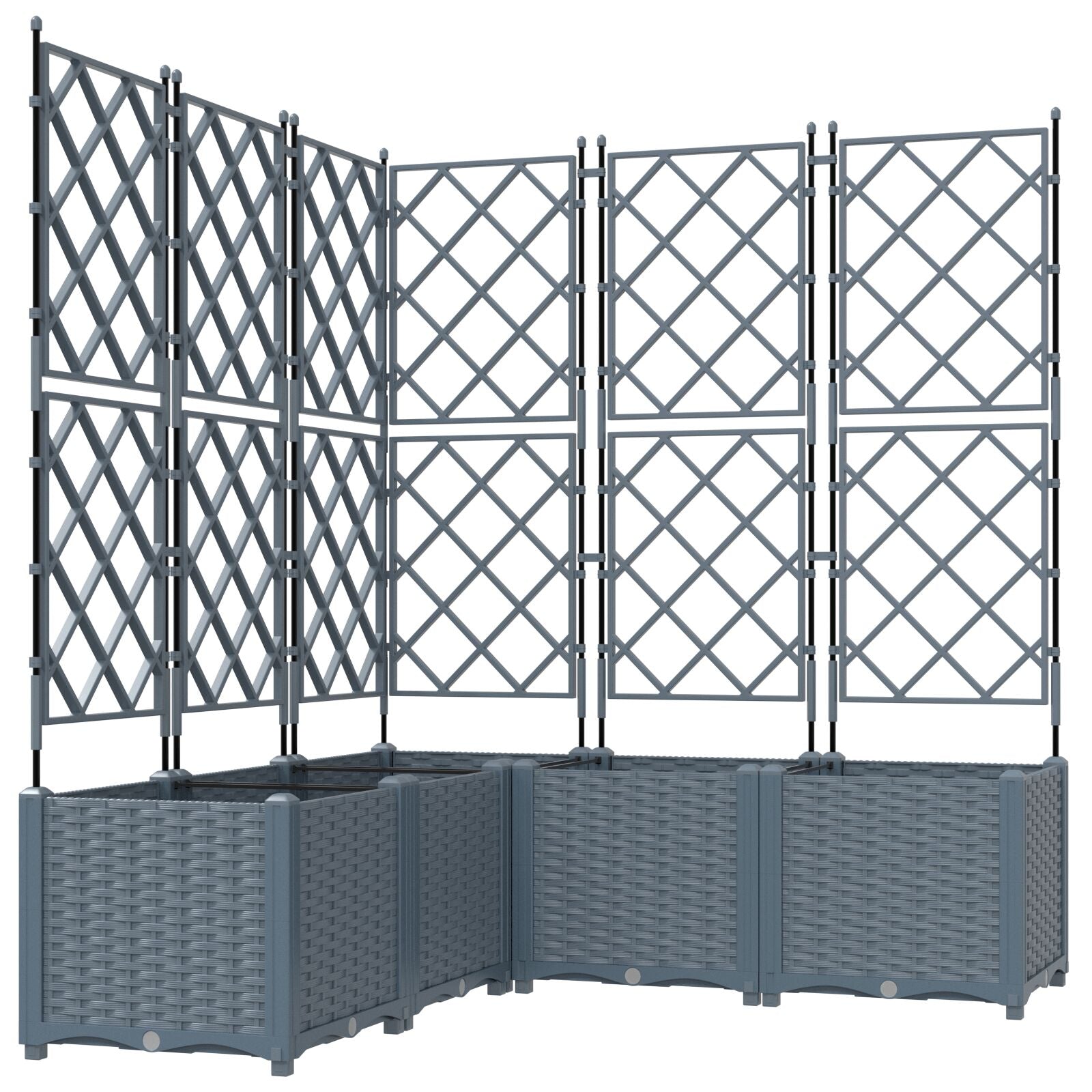 Hageplante med hekk 120x120x143 cm