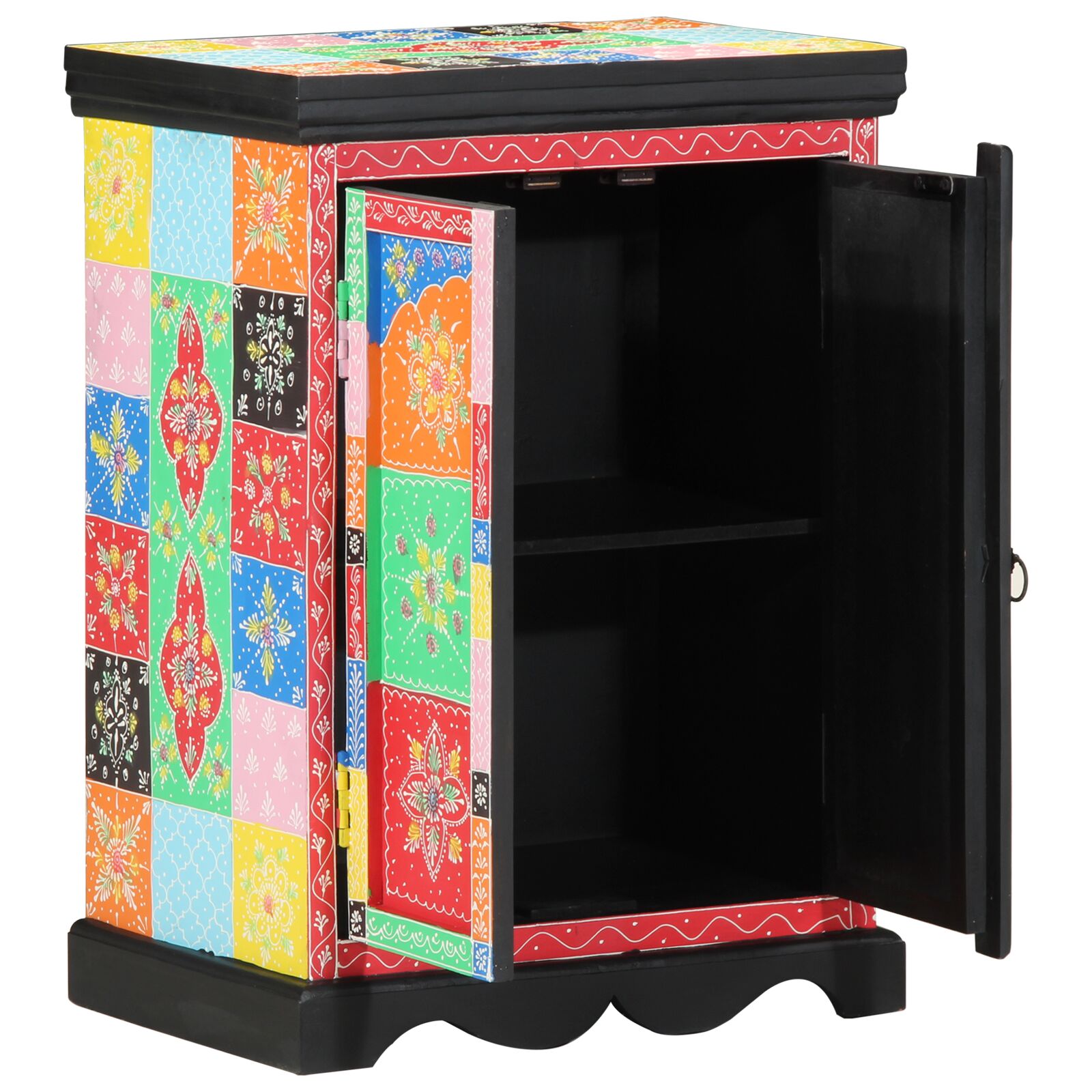 Konsollbord i flere farger, 50x30x75 cm, laget av solid mango-tre