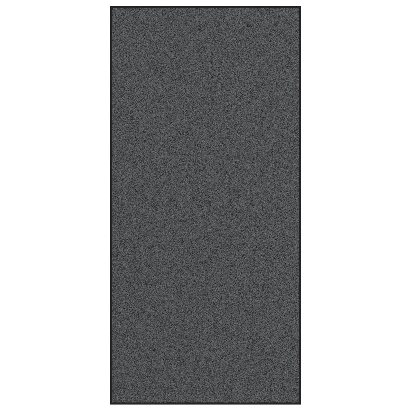 Dørmatte Vaskbar Antrasitt 120x250 cm