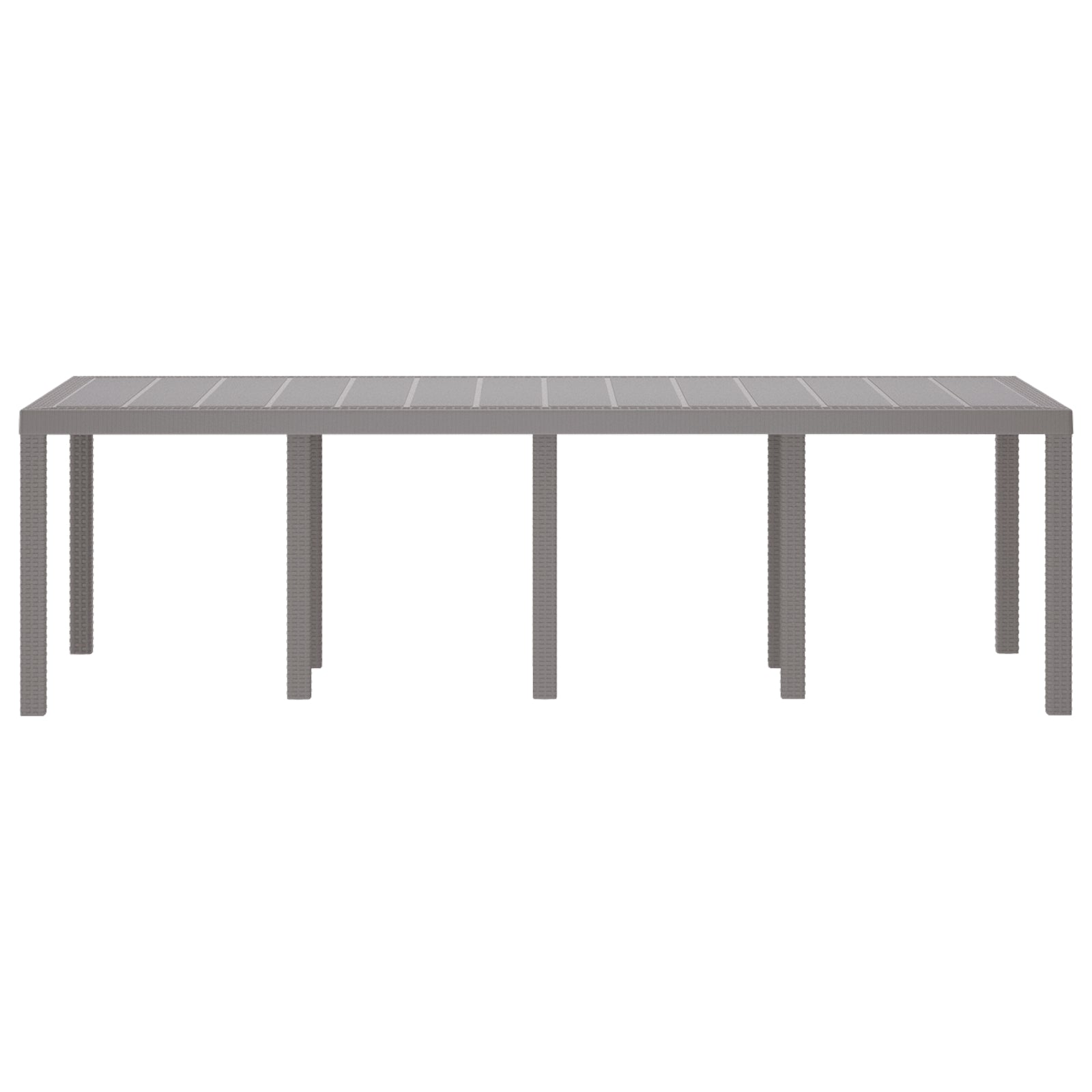 Hagebord Lysegrå 250x100x73 cm Poly Rattan, vidaXL Hagebord Lysegrå 100x100x73 cm Poly Rattan, vidaXL Hagebord Lysegrå 150x100x73 cm Poly Rattan