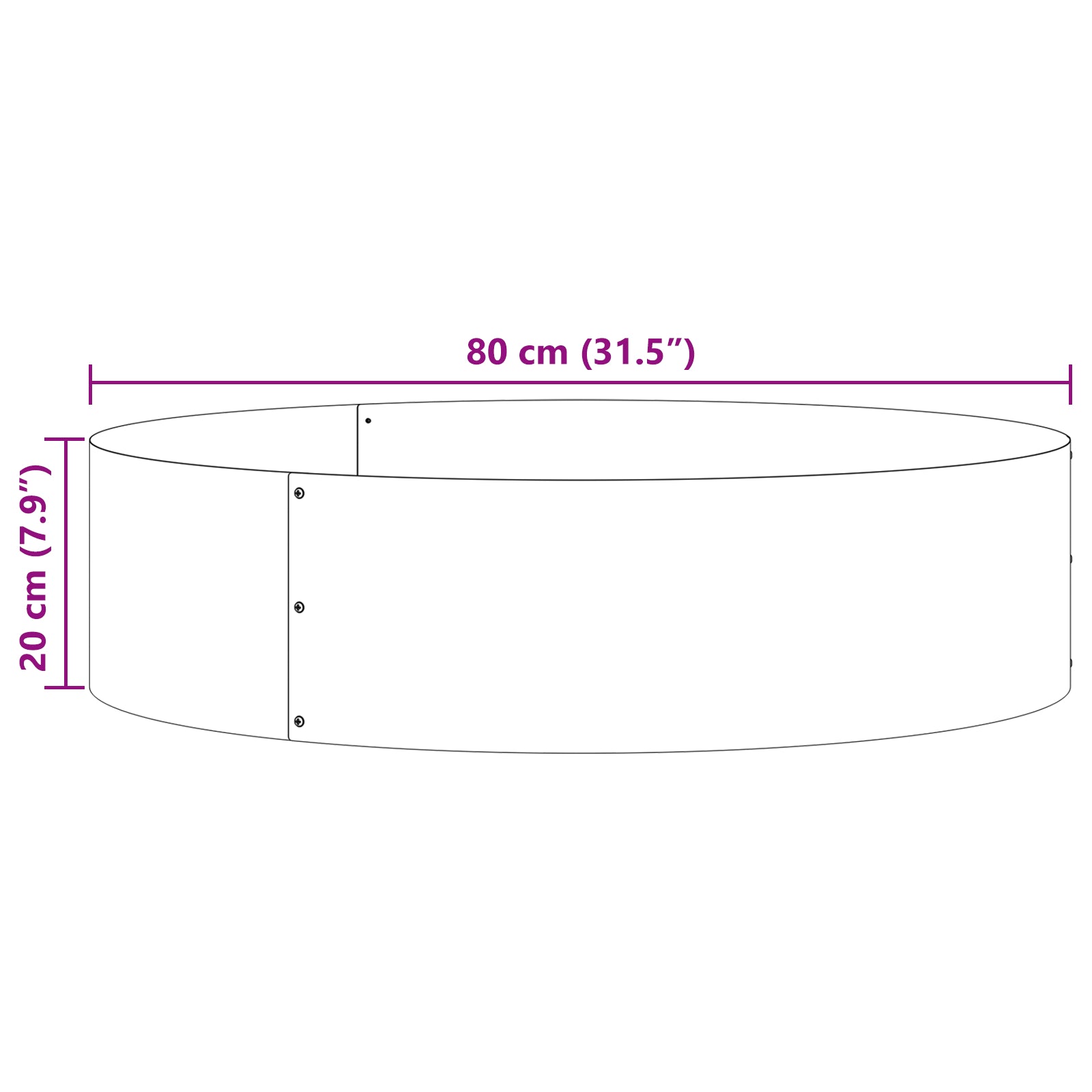 Hvit Metallpotte Hvit Metall Medium Holdbar Hvit plantepotte