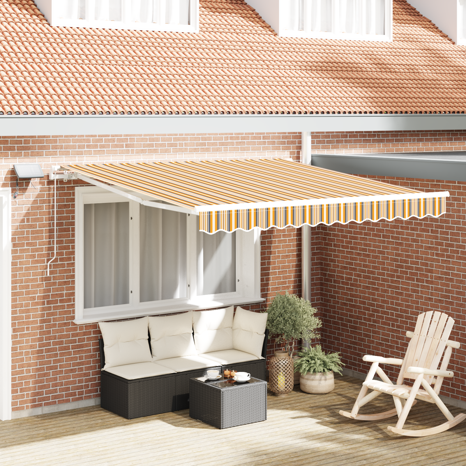 Innvendbar Markise with Flerfarget 300 x 250 cm Stoff
