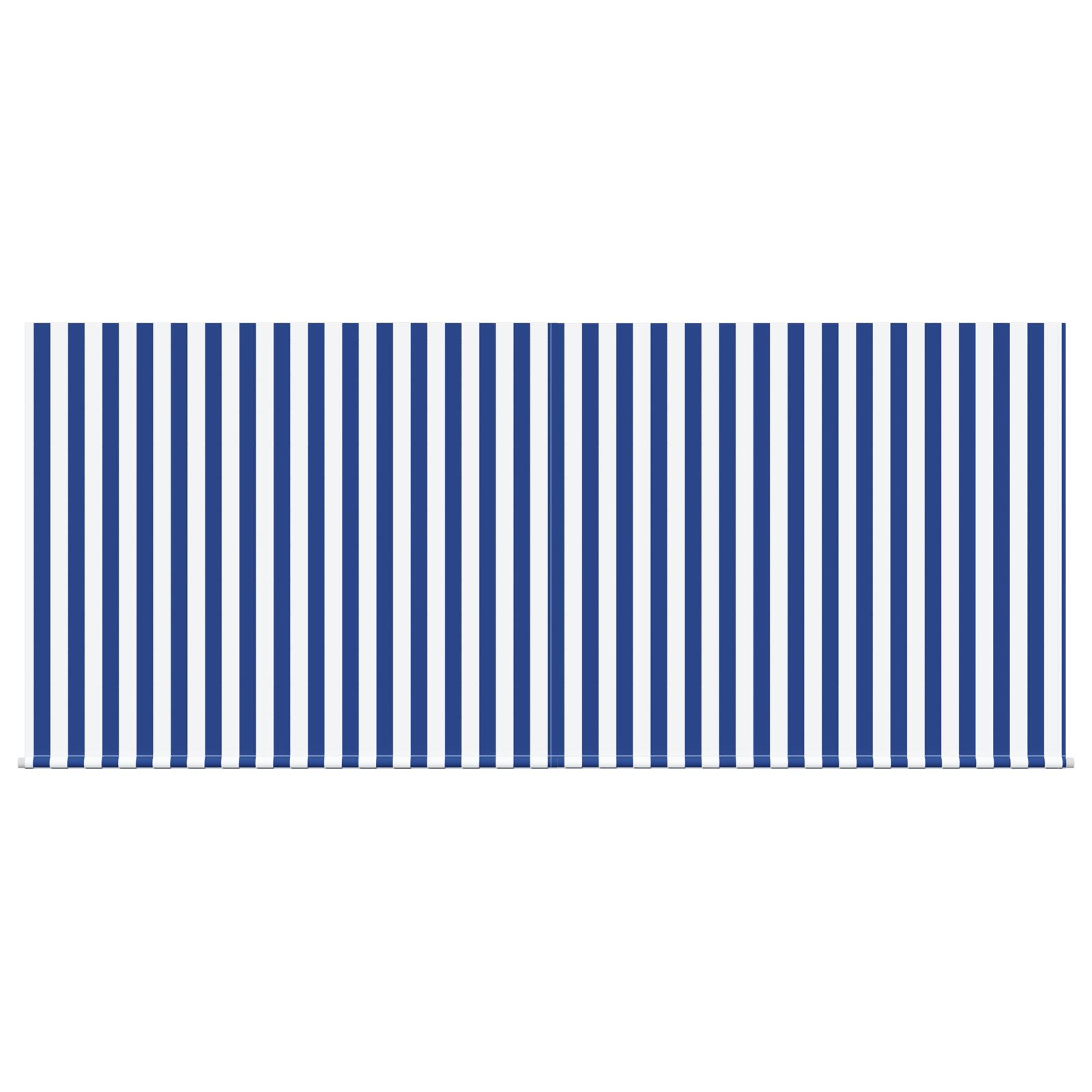 Innvendbar Markise Mørkeblå og hvit 350 x 250 cm