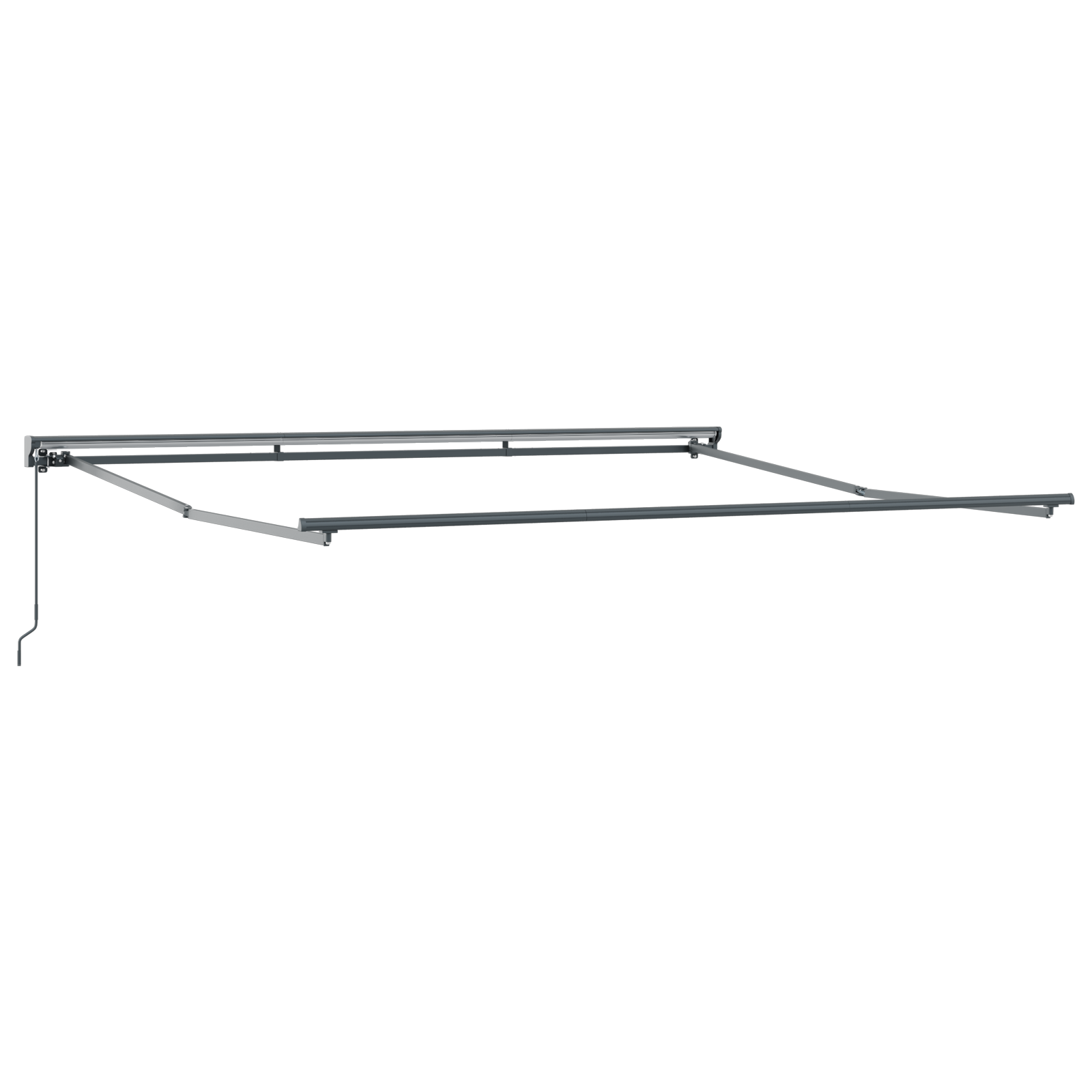 Innvendbar Markise Blå og hvite striper 400 × 300 cm