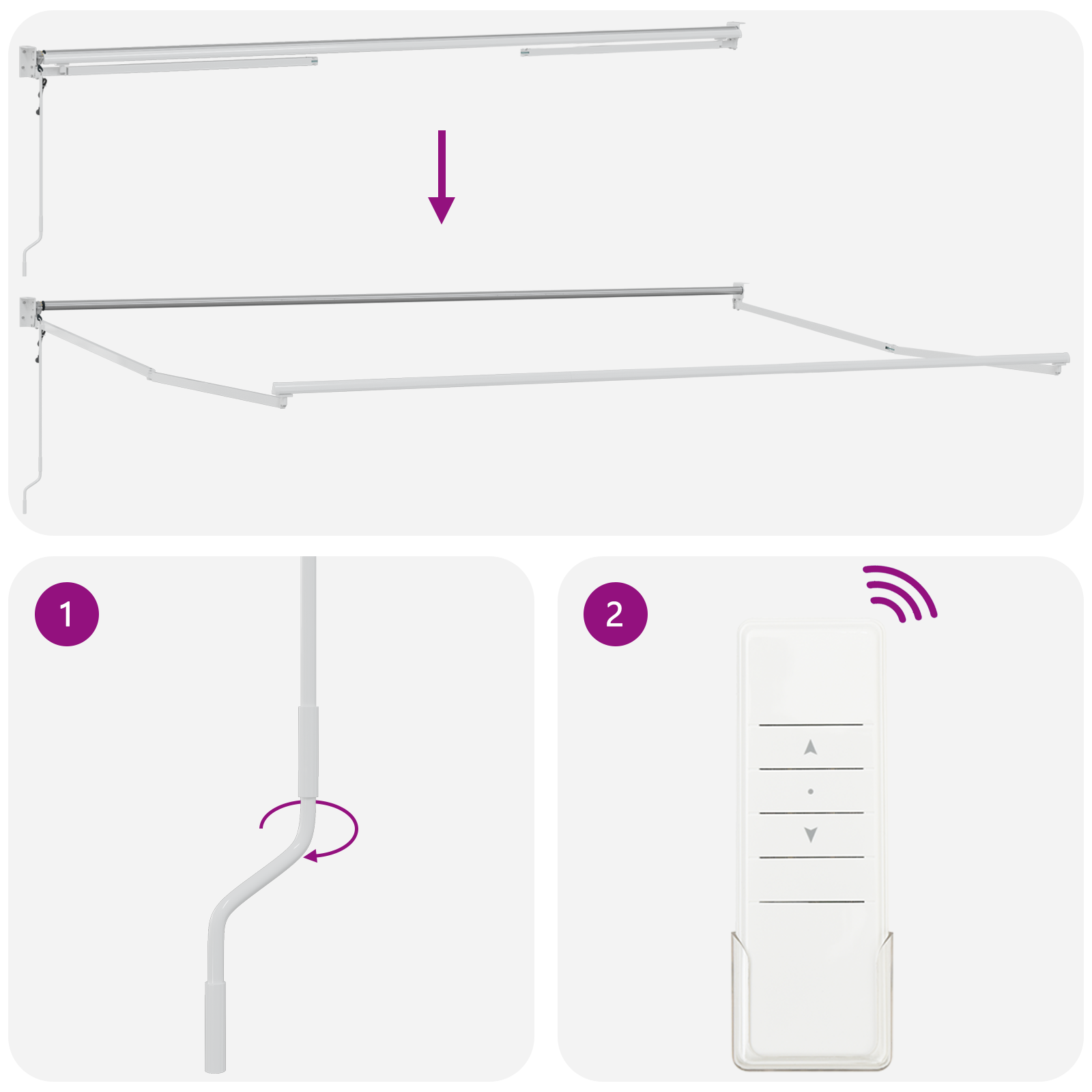 manuell uttrekkbar markise med LED gul og oransje 400x350 cm
