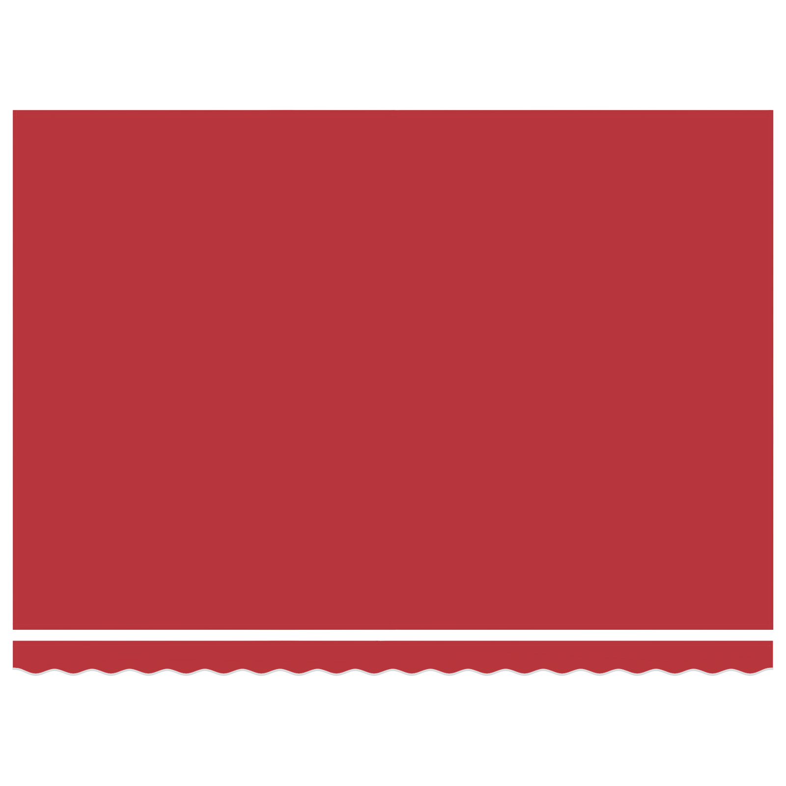 Manuell Uttrekkbar Markise Rød 450x350 cm