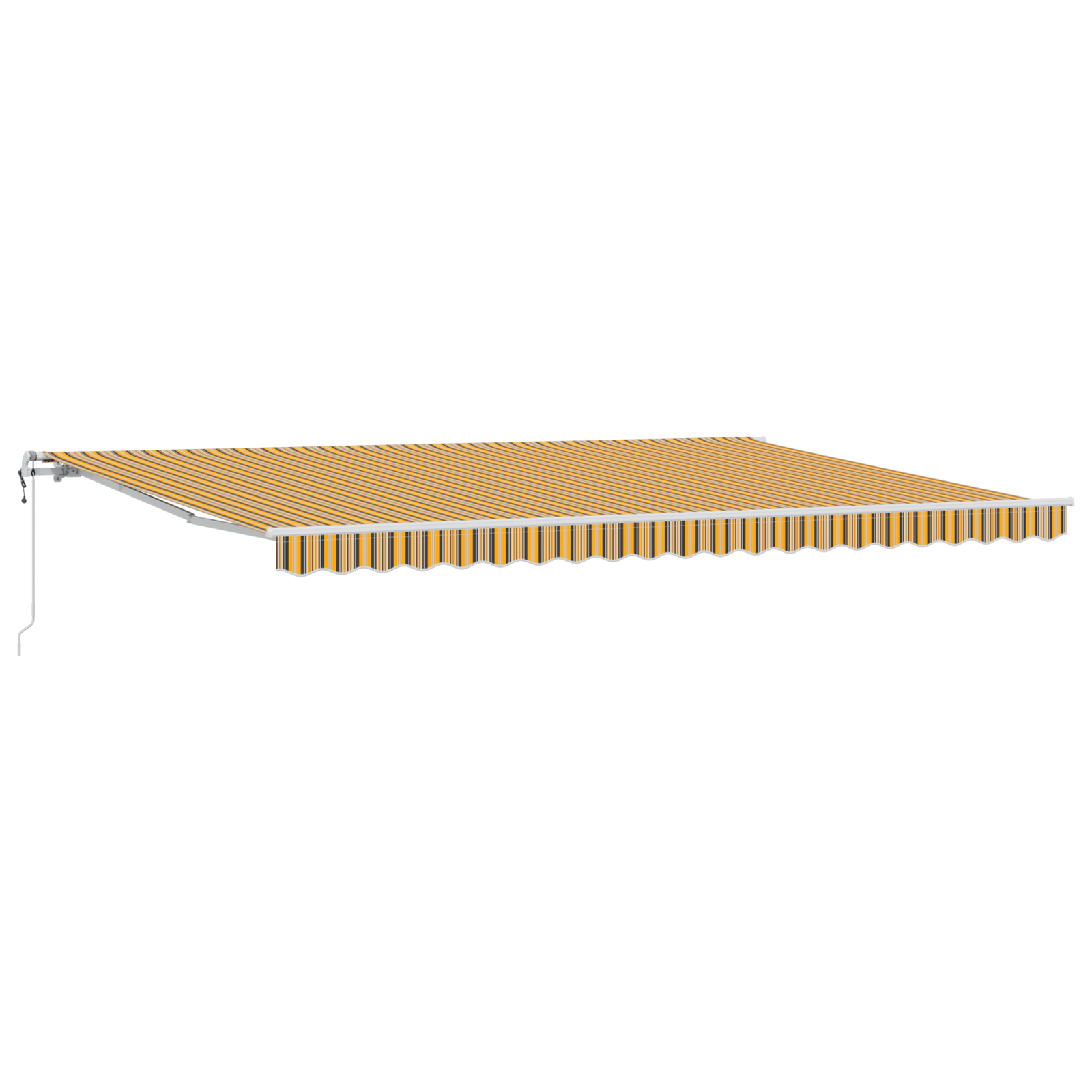 Automatisk Uttrekkbar Markise Multicolor Stripe 500x350 cm