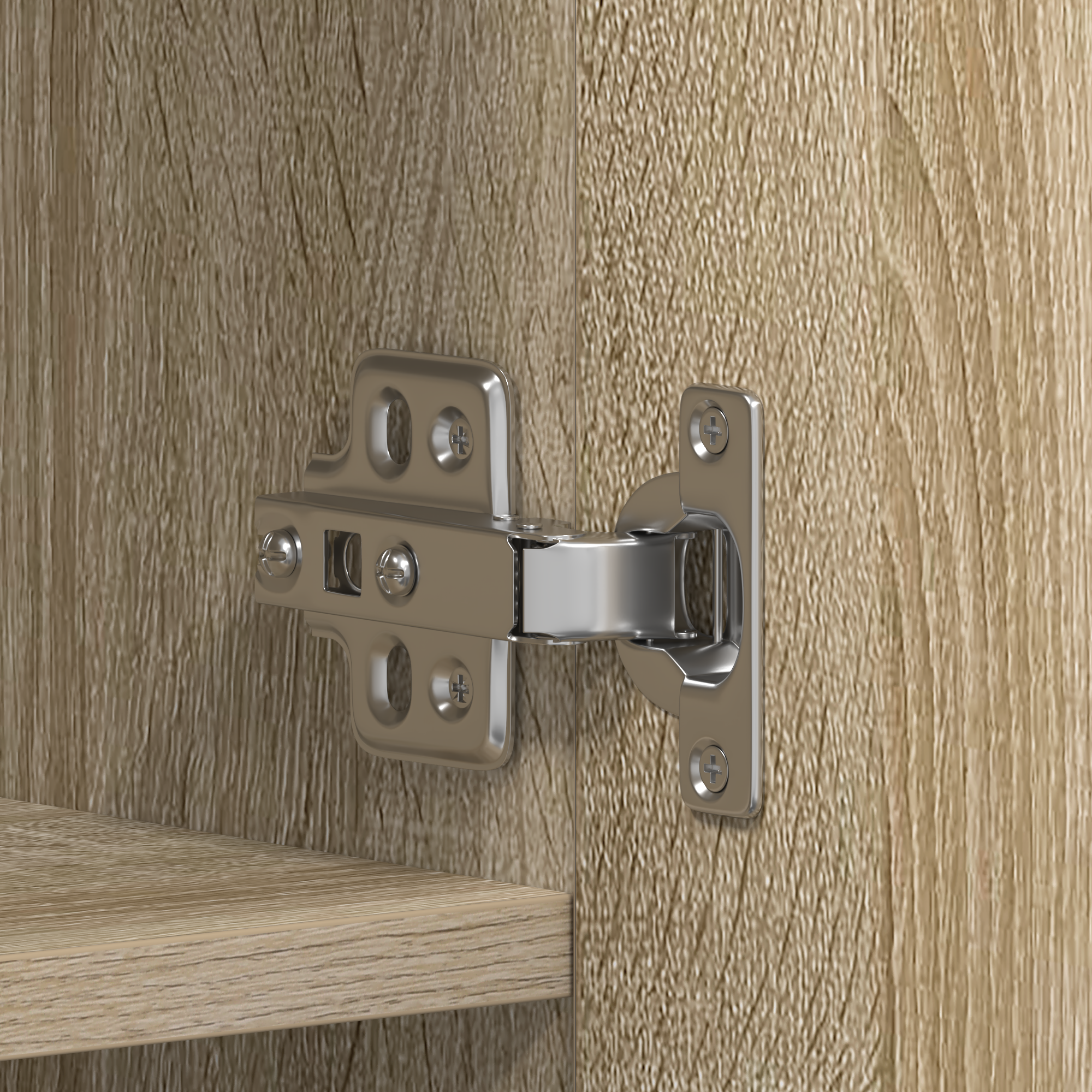 Skohylle Sonoma Eik 80x35,5x180 cm Konstruert tre