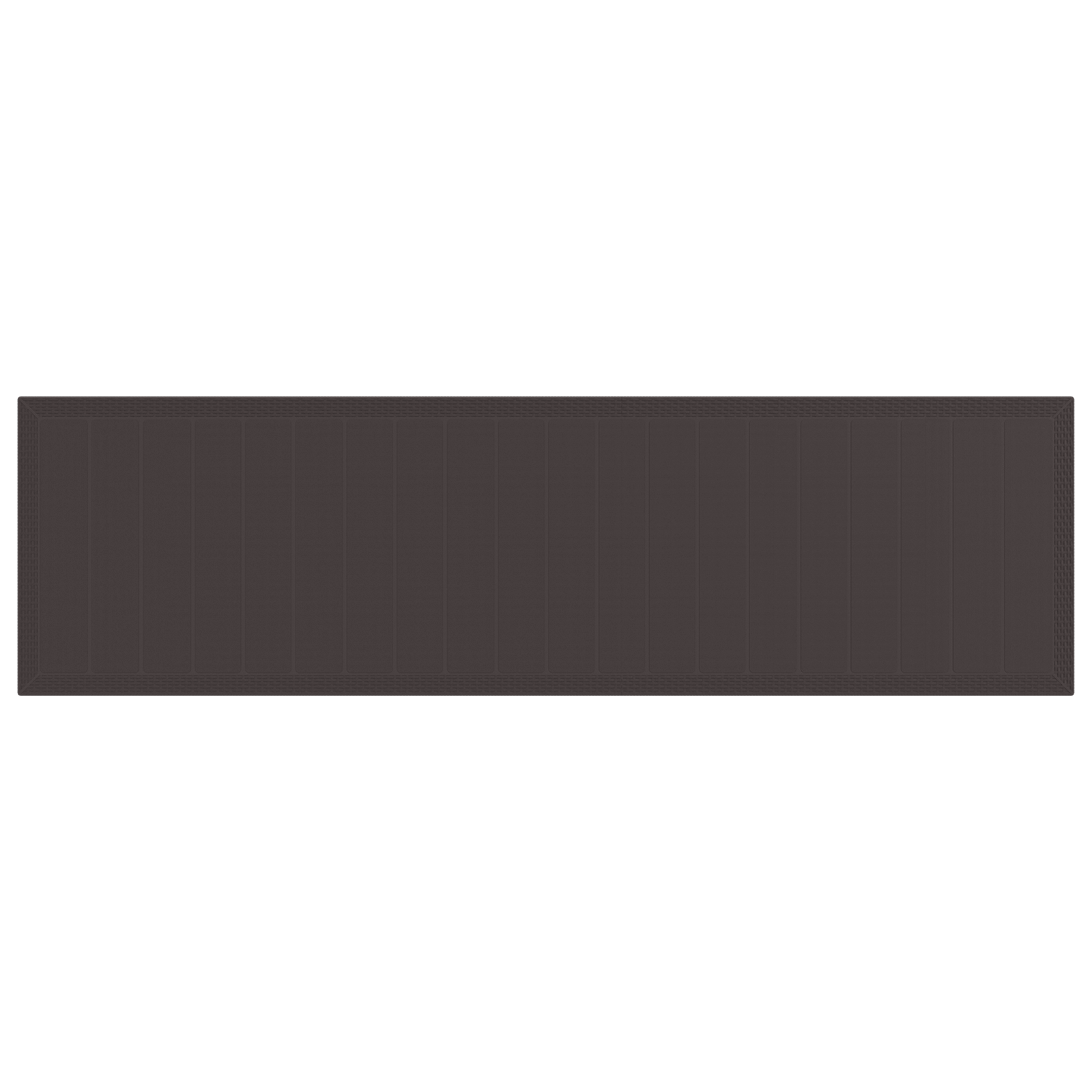 Hagebord Brun 350x100x73 cm Poly Rattan