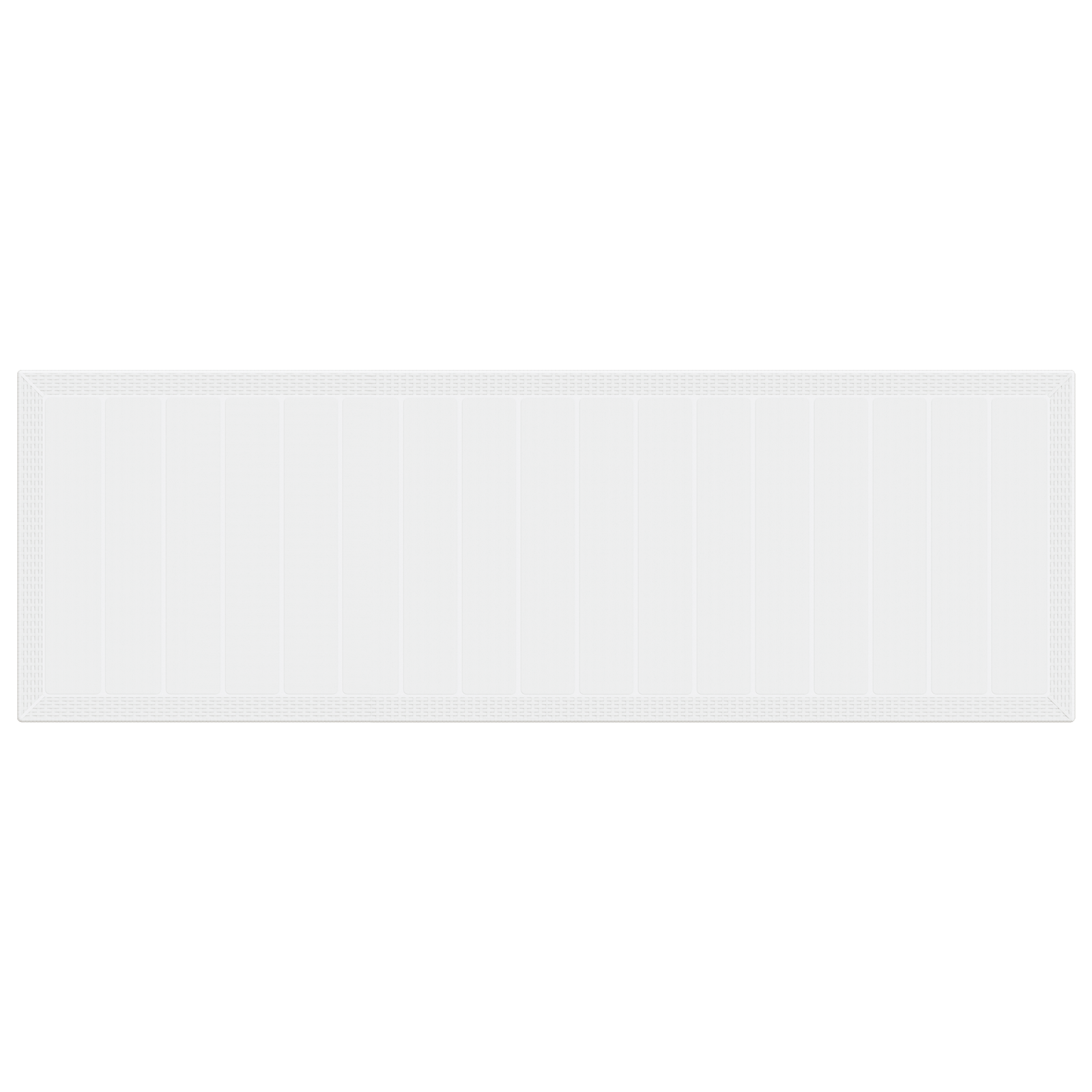 11-delt Hage Spisegruppe med Puter Hvit Polyrotting