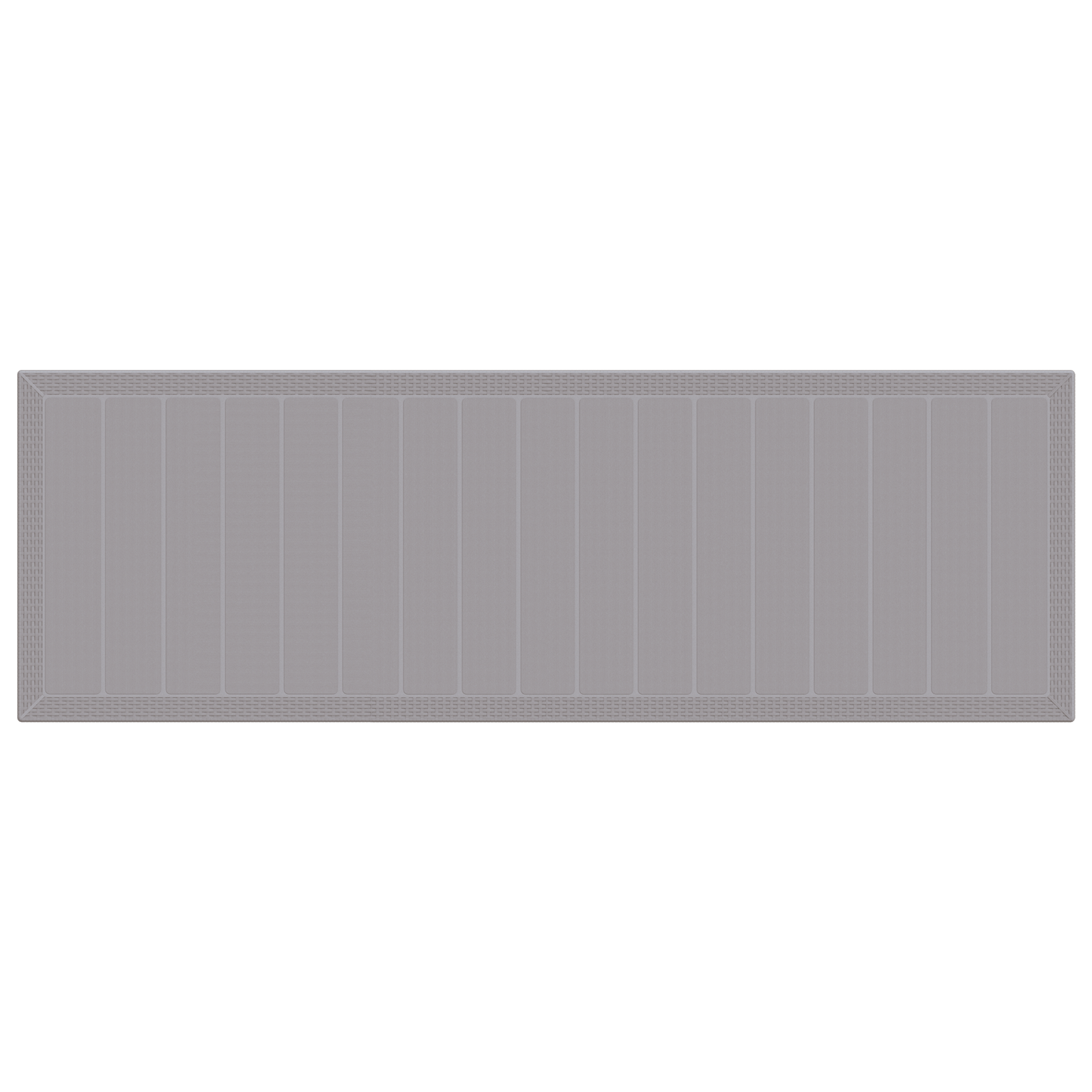 11 Delt Hage Spisegruppe med Puter Lysegrå Polyrotting