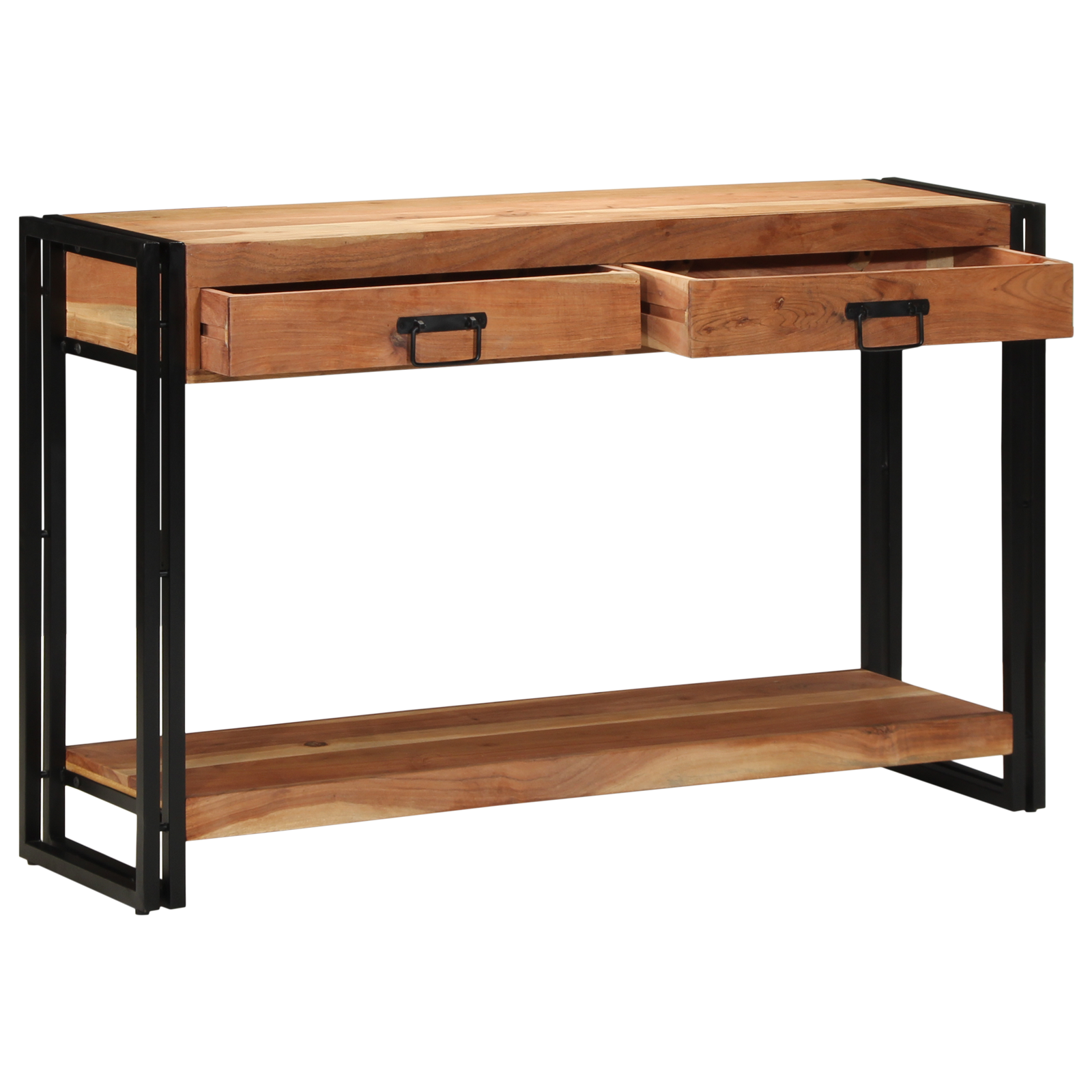Konsollbord 120x33x75 cm Solid tre Akasie