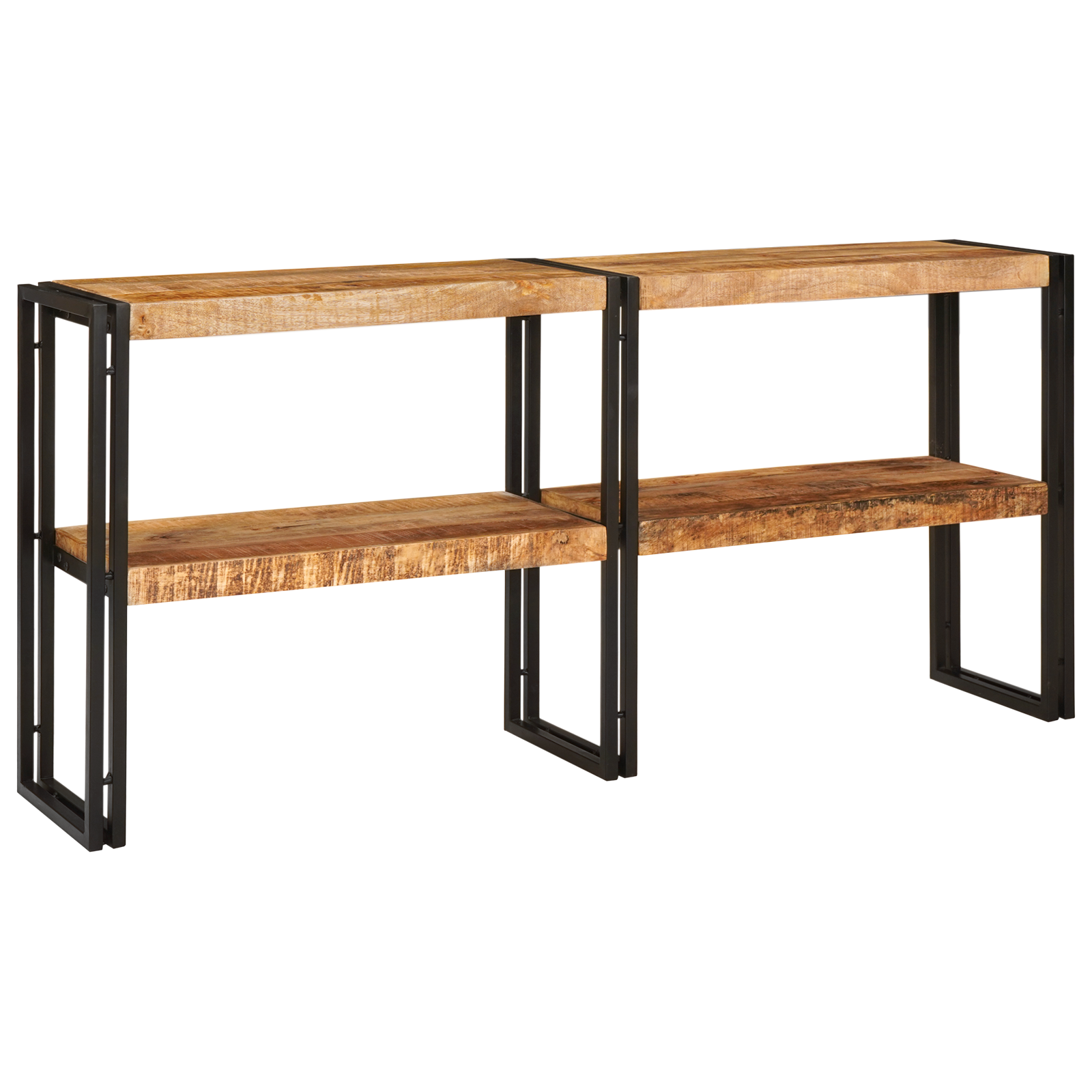 Konsollbord 160x33x75 cm Solid Ruft Tre Mango