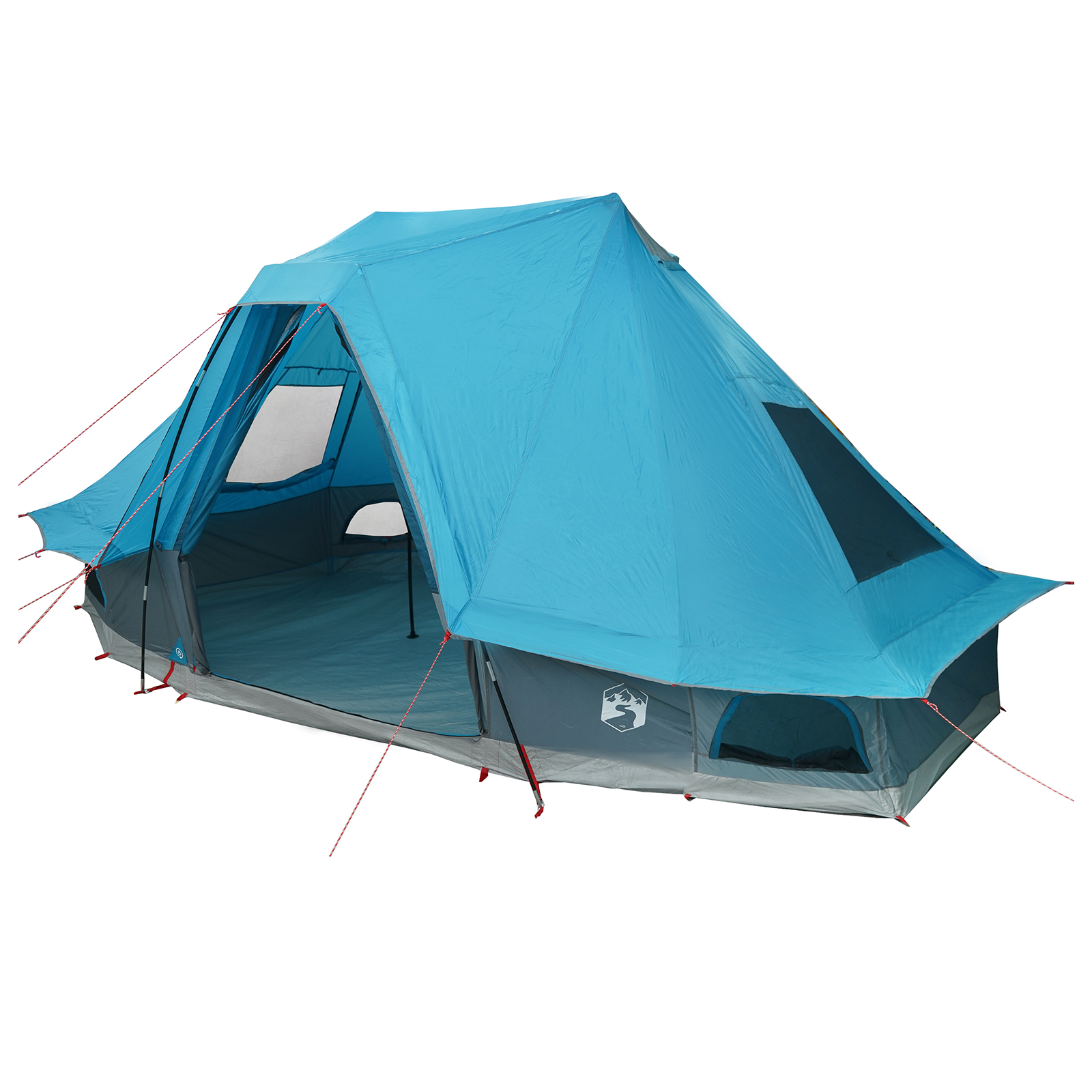 Familietelt Tipi Blå 6-Person Vanntett