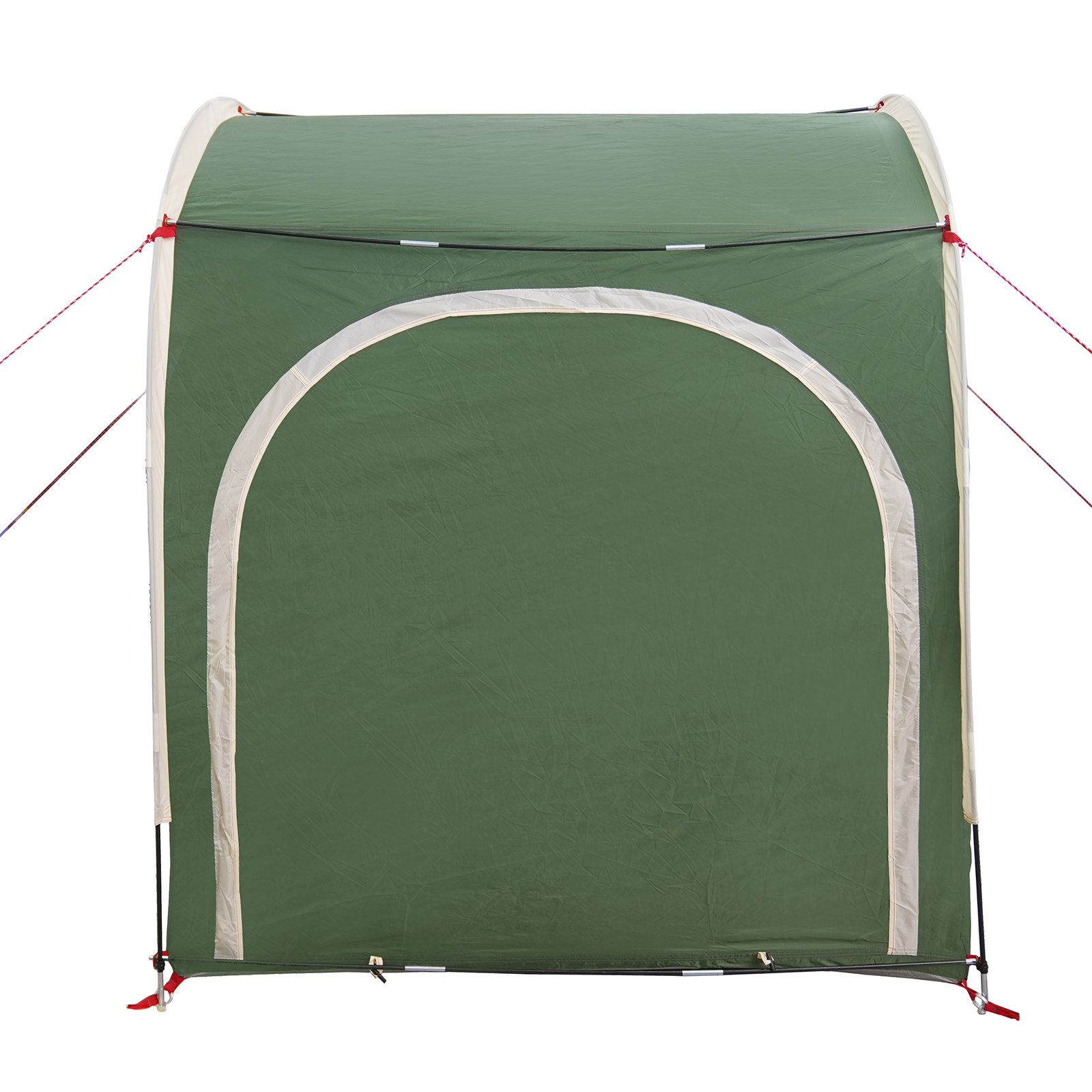 Sykkelbod med tak med lagring med luftventil Grønn