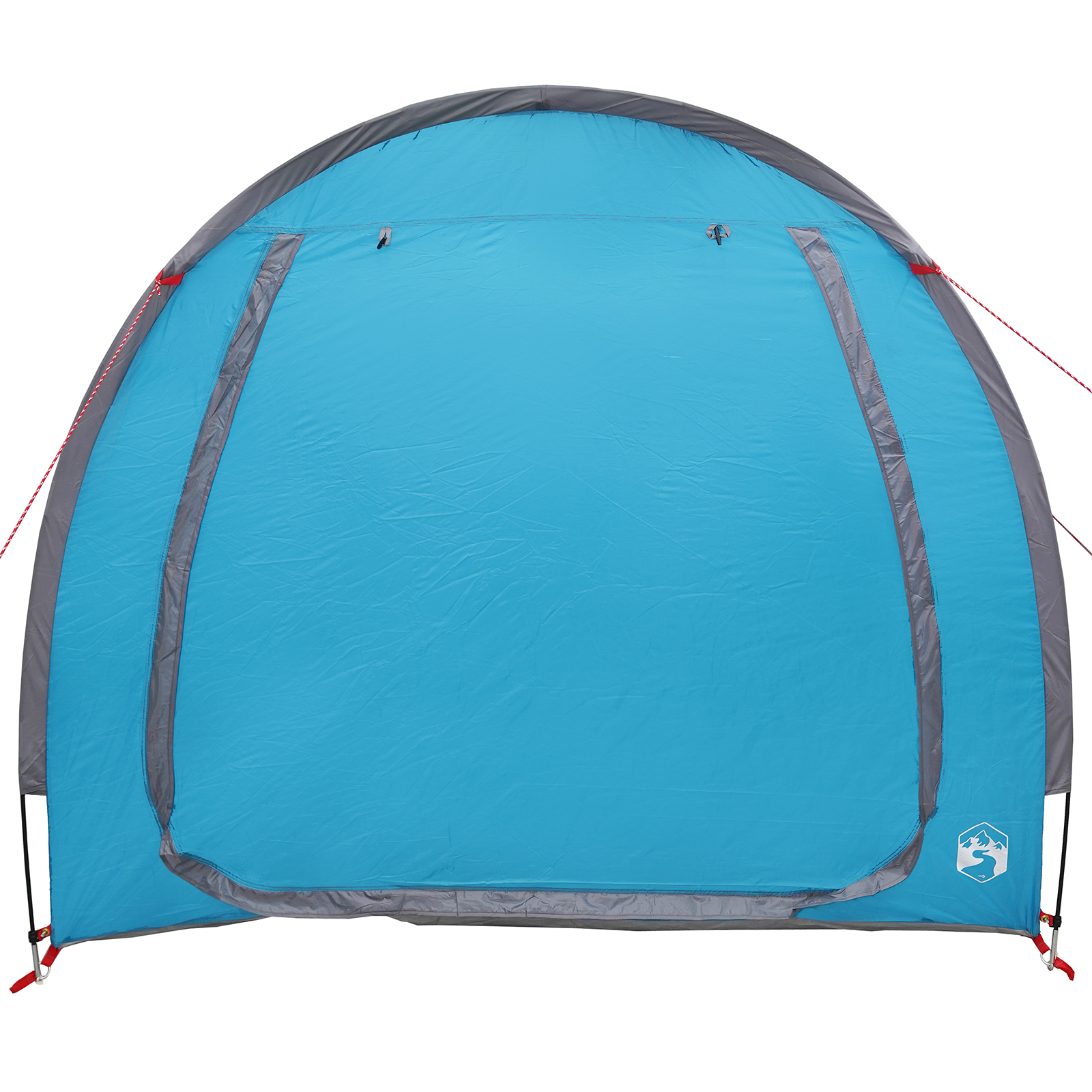 Sykkelbod med tak med lagring med luftventil Blå