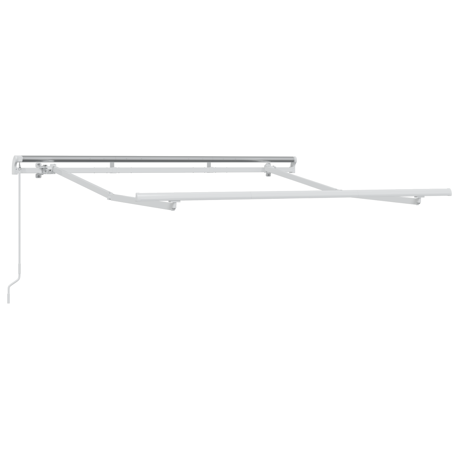 Markise Ramme Sammenleggbar Manuelt Operert 2.5x2 cm Metall