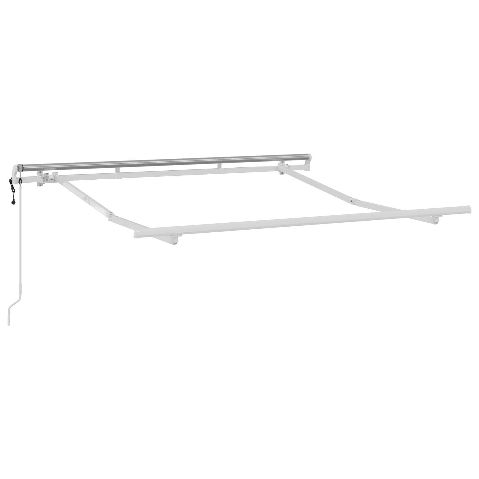 Elektrisk markise ramme retrakbar 2,5x2 cm i metall