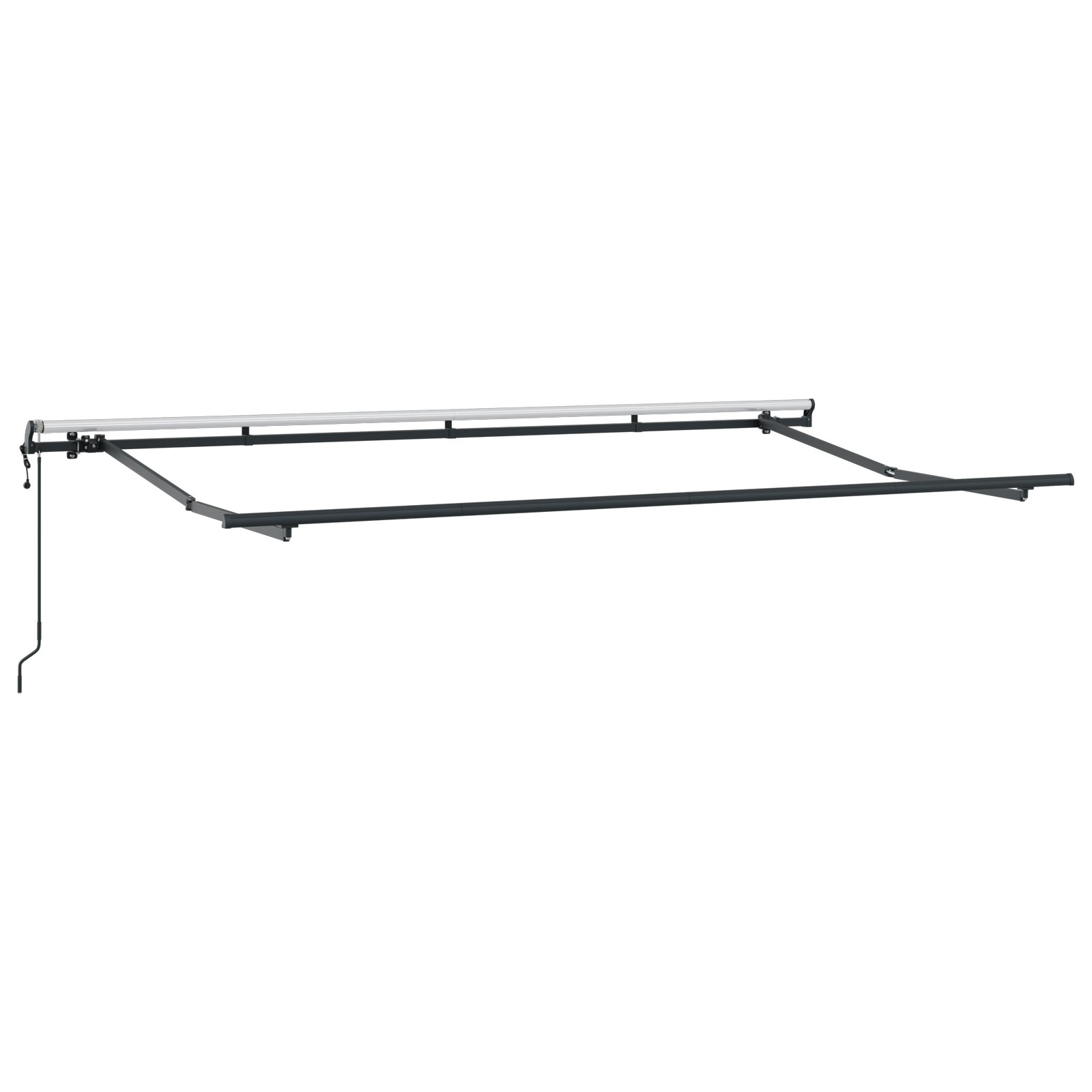 Elektrisk markiseramme uttrekkbar 4x2 cm metall