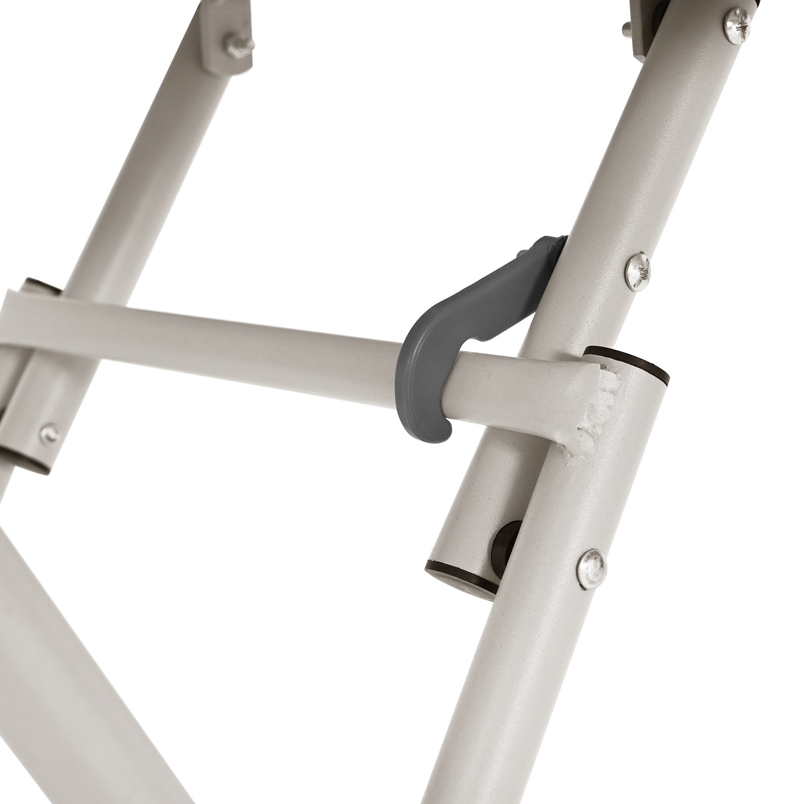 Sammenleggbart Hagebord Beige 55x55x73 cm Stål