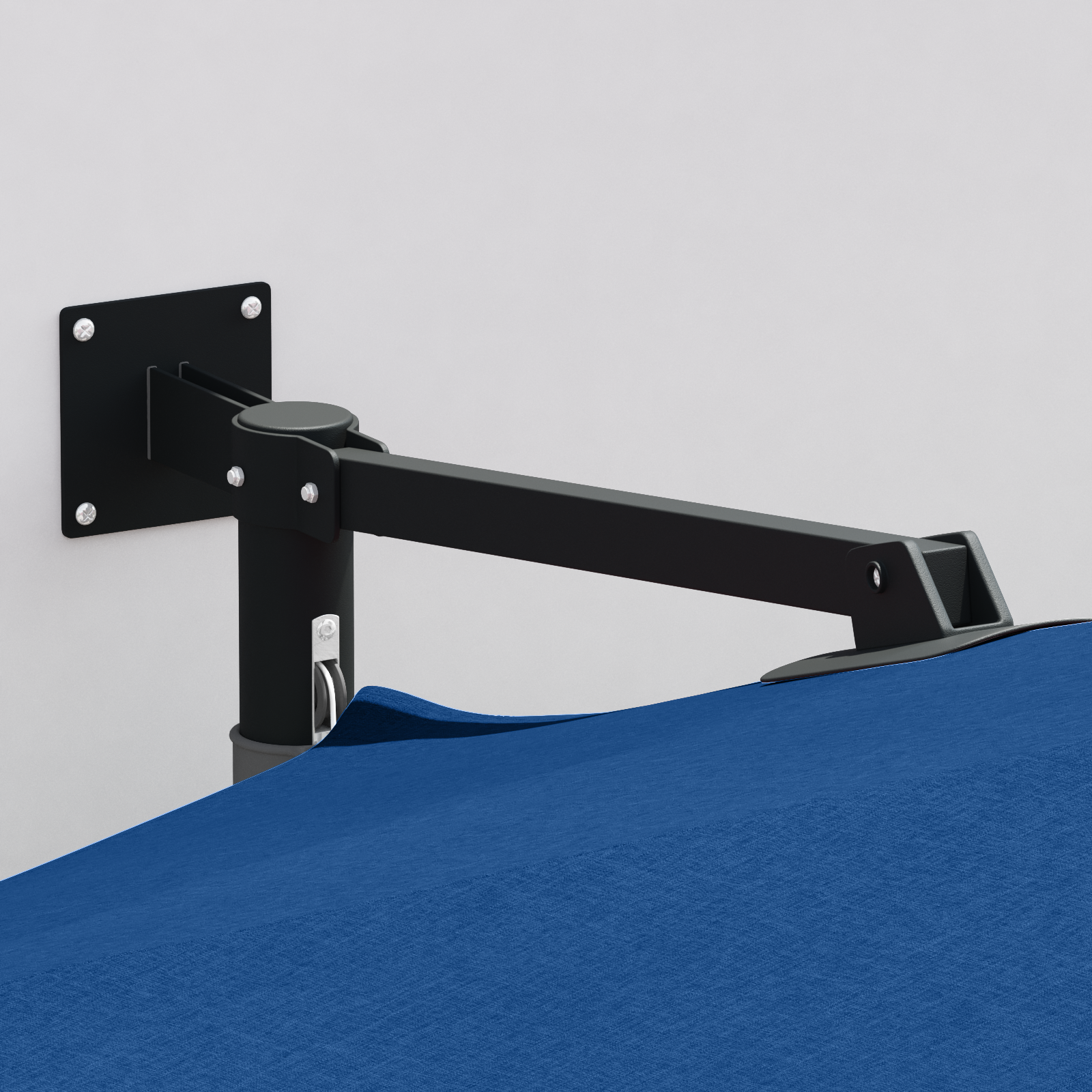 Patio-parasoll Himmelblå Polyester Stor Justerbar