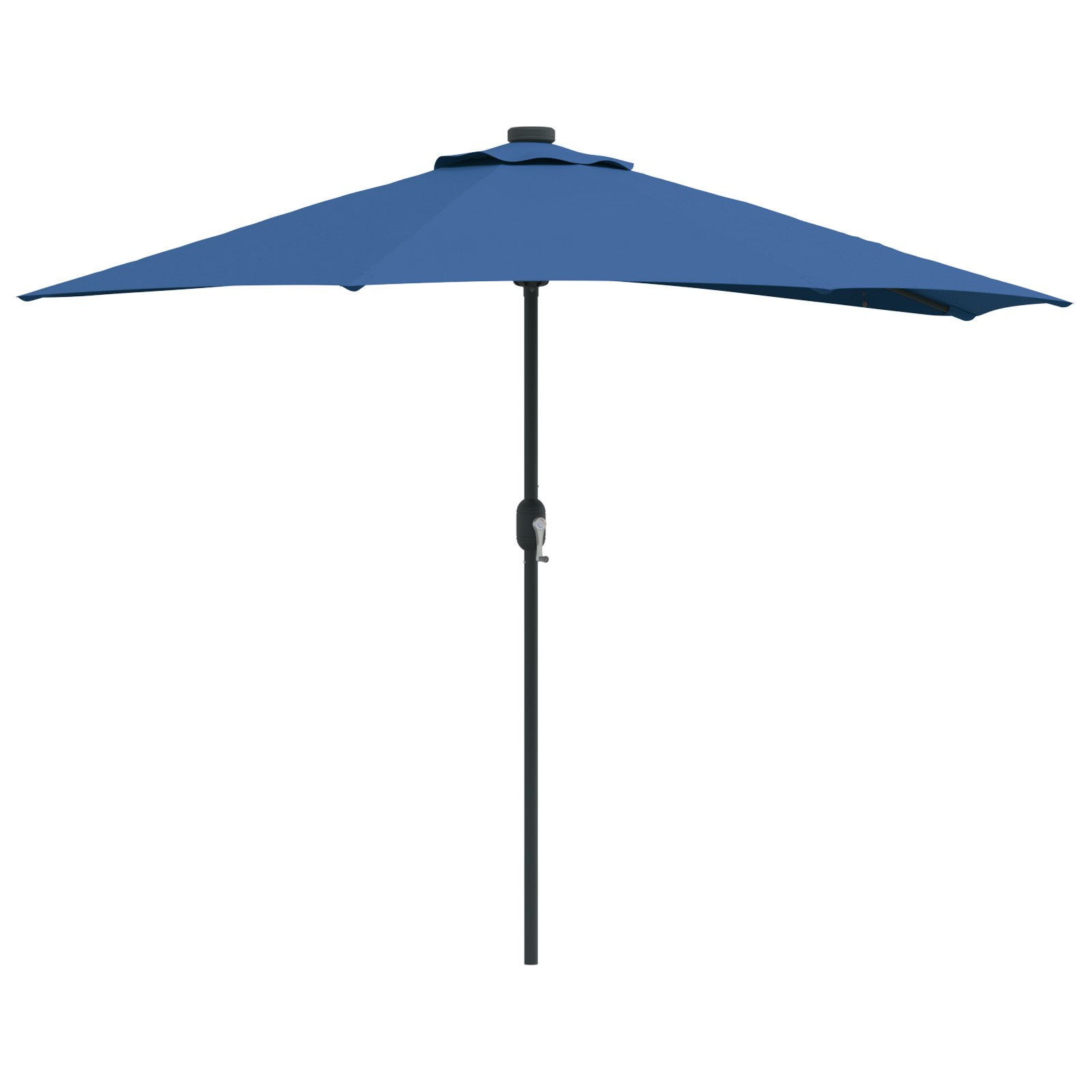 Hageparasol Azurblå 294 x 150 x 224 cm stoff