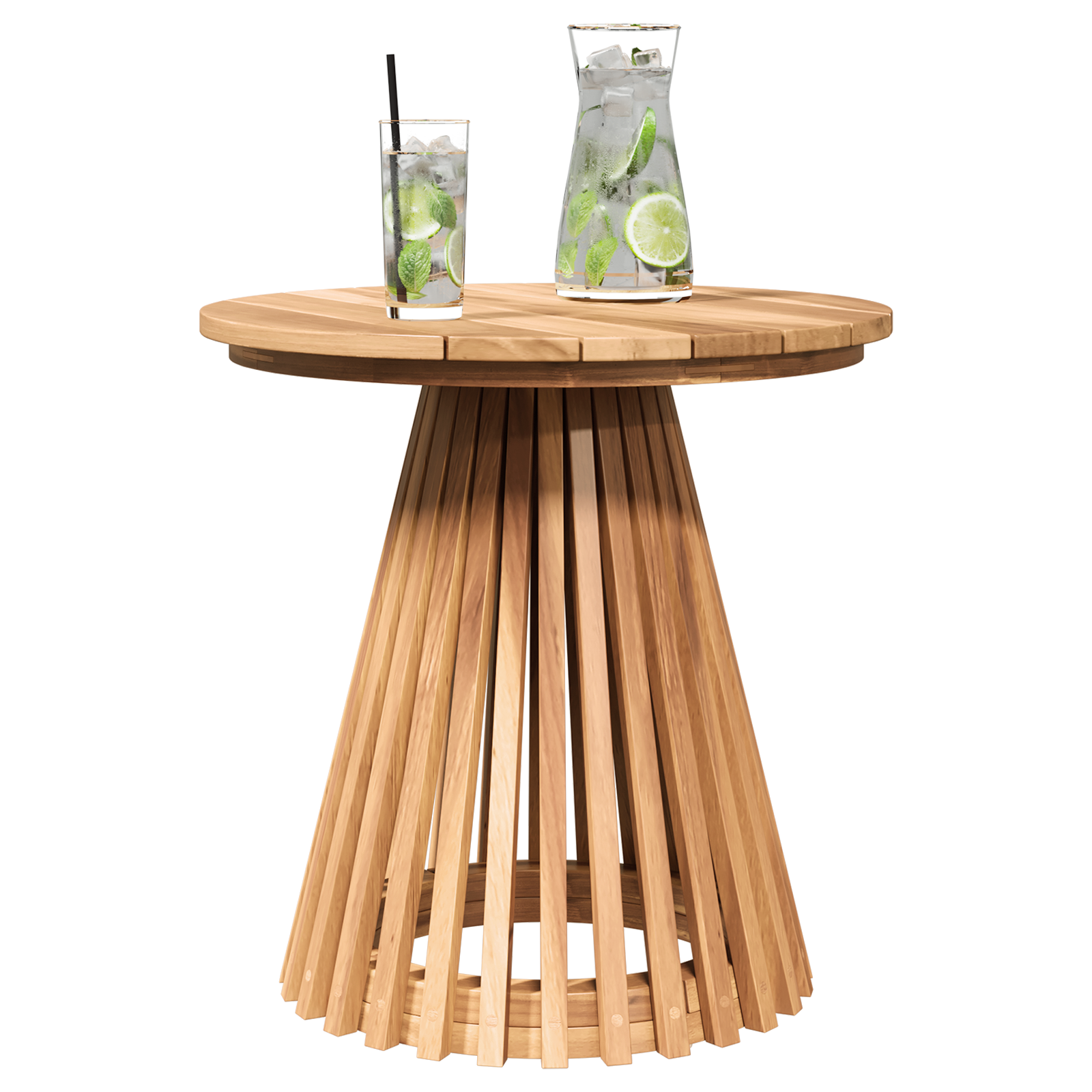 Hagebord Ø50x49.5 cm Solid teaktre