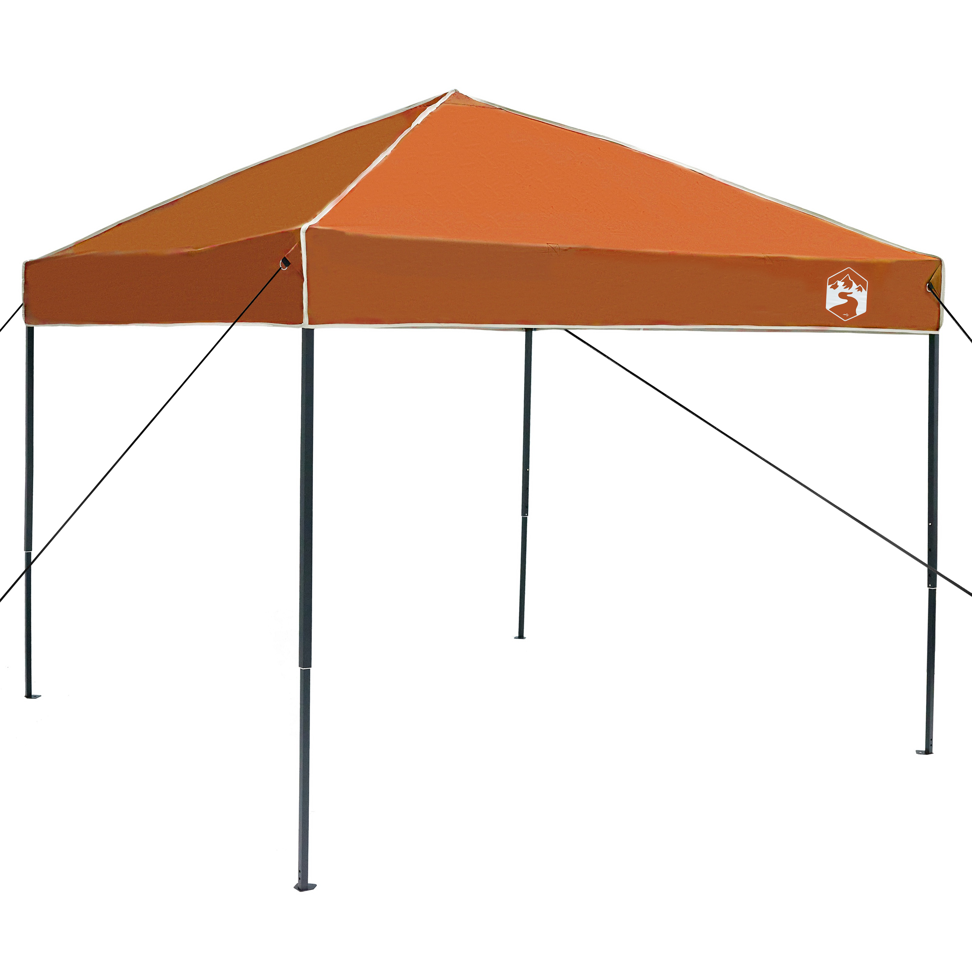 Canopy telt Oransje 250 x 250 x 227 / 236 / 245 cm Oxford-stoff