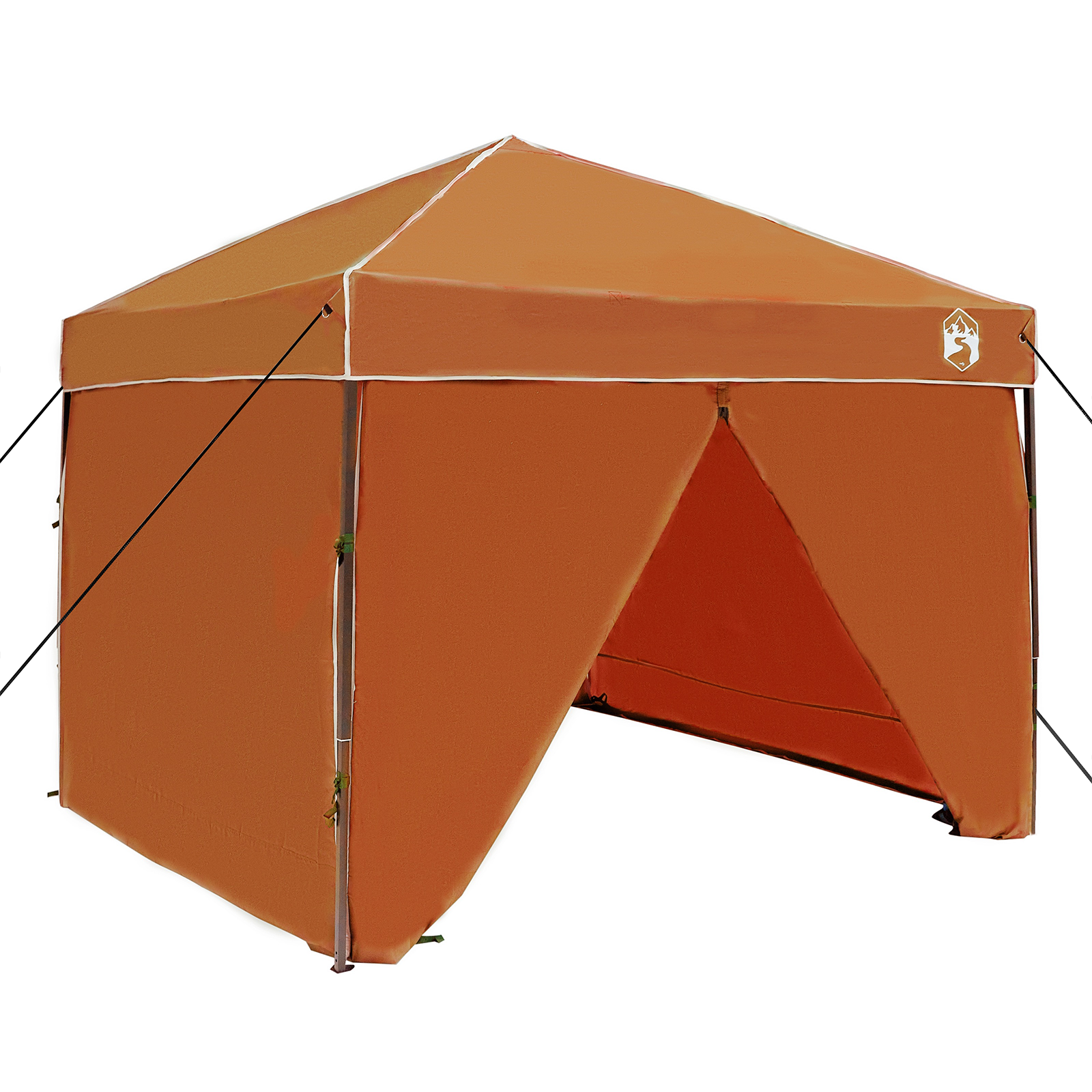 Canopy telt Oransje 250 x 250 x 227 / 236 / 245 cm Oxford-stoff