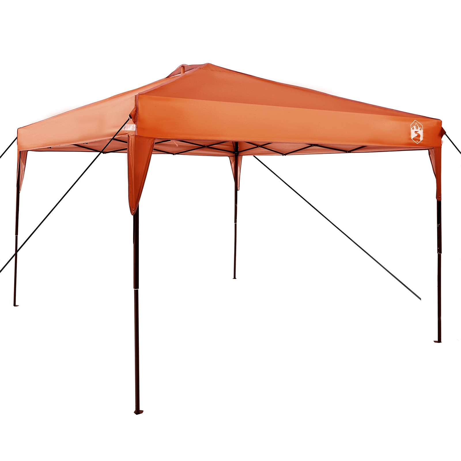 Canopy telt Oransje 300 x 300 x 227 / 236 / 245 cm Oxford-stoff