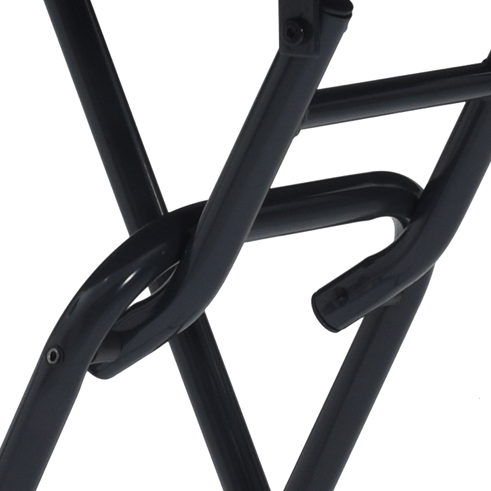 sammenleggbart hagebord Antrasitt Ø50x72 cm Stål