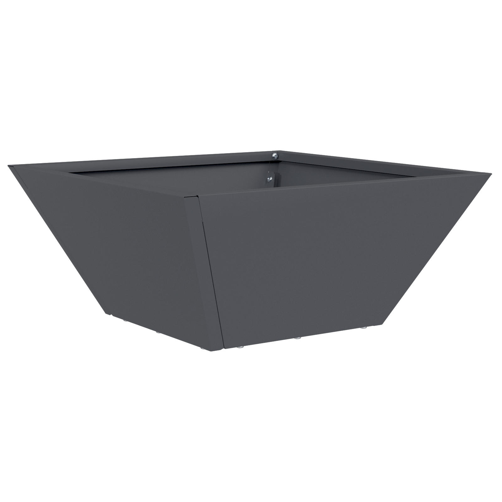 Plastplantepotte Antrasitt Plast 35 x 35 x 15 cm Holdbar